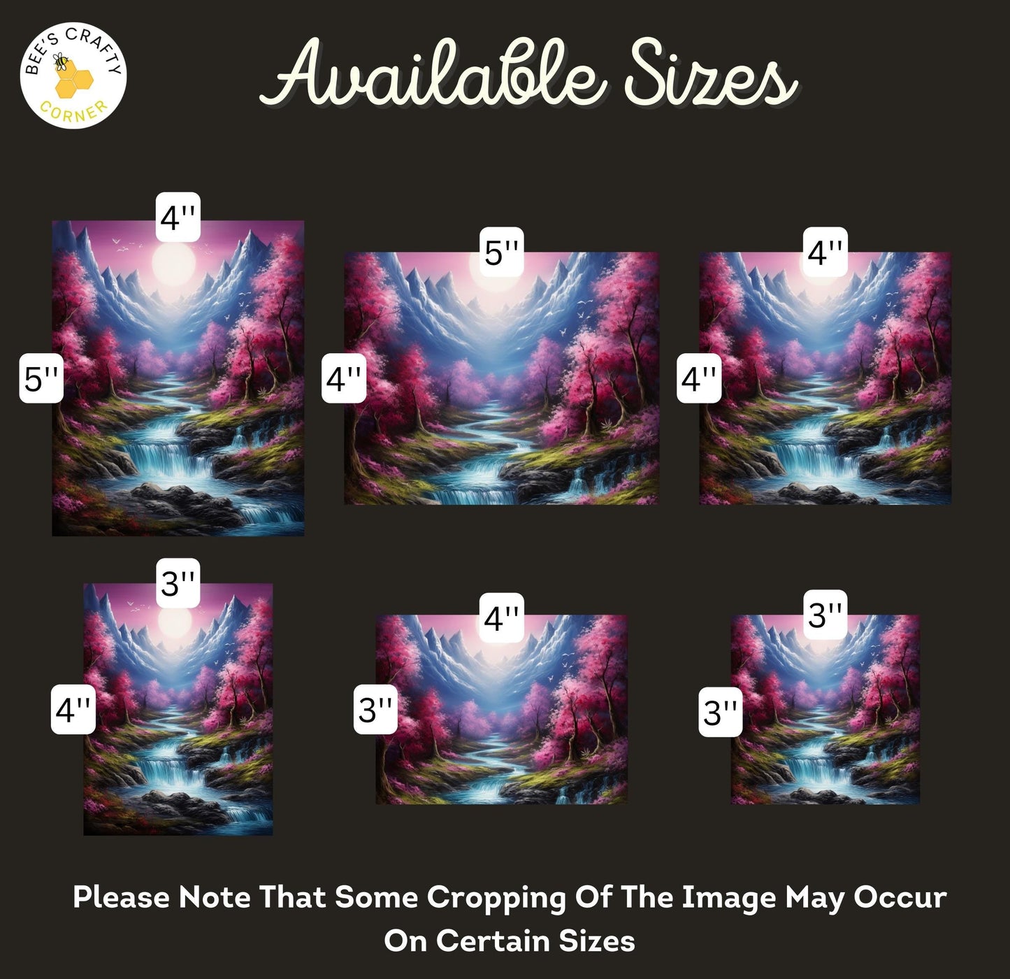RELEASE PAPER | Mountain Rivers - Theme Pack Reusable Diamond Painting Release Paper
