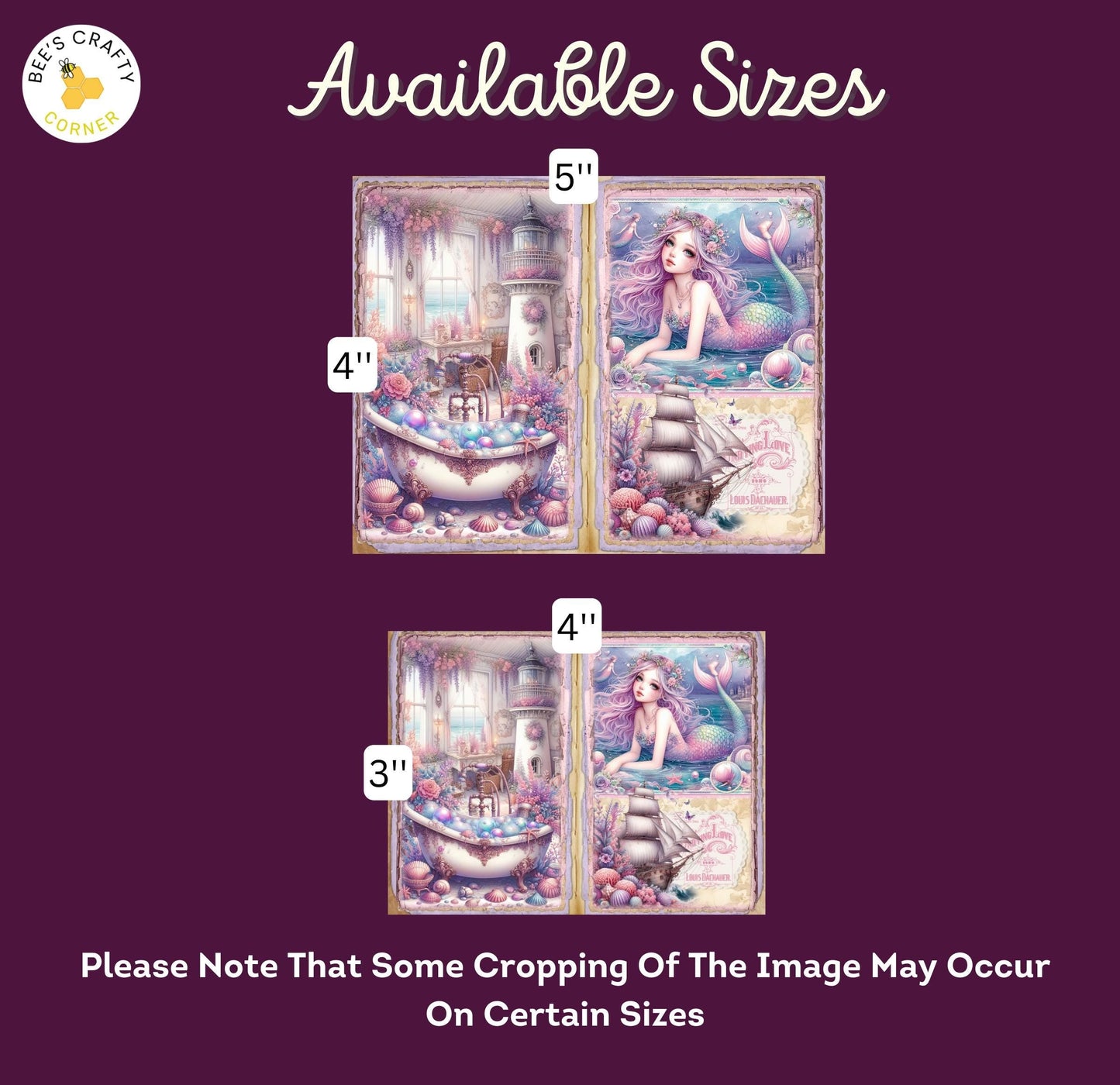 RELEASE PAPER | Pastel Ocean Treasures - Theme Pack Reusable Diamond Painting Release Paper