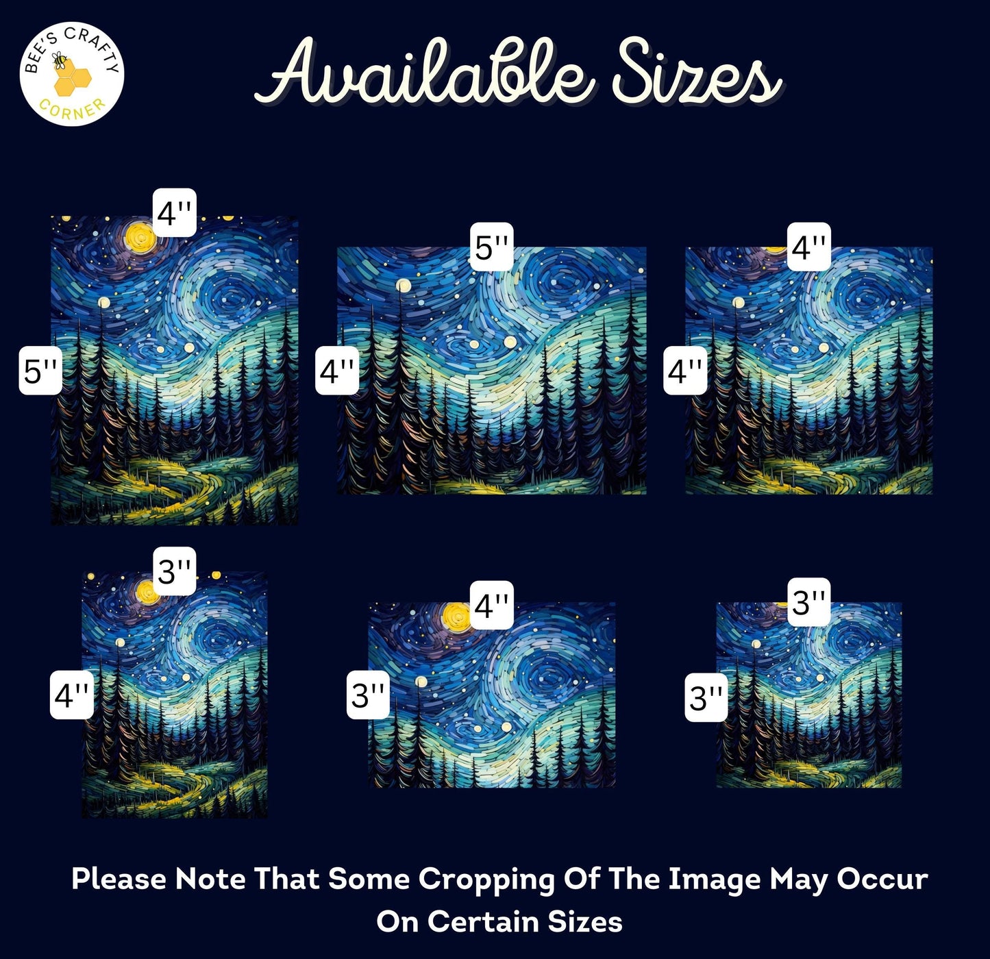 RELEASE PAPER | Starry Night - Theme Pack Reusable Diamond Painting Release Paper
