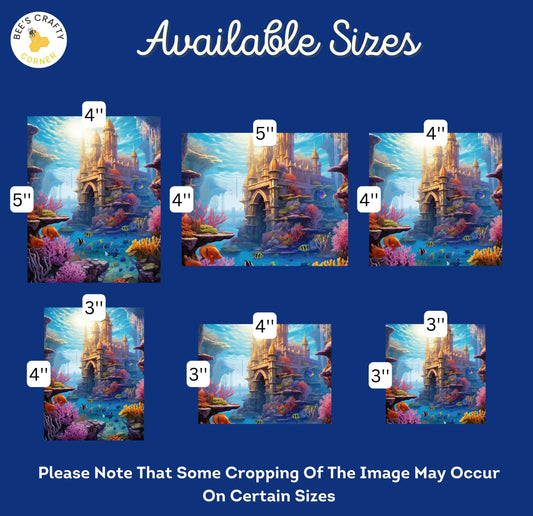 RELEASE PAPER | Tranquil Seas - Theme Pack Reusable Diamond Painting Release Paper