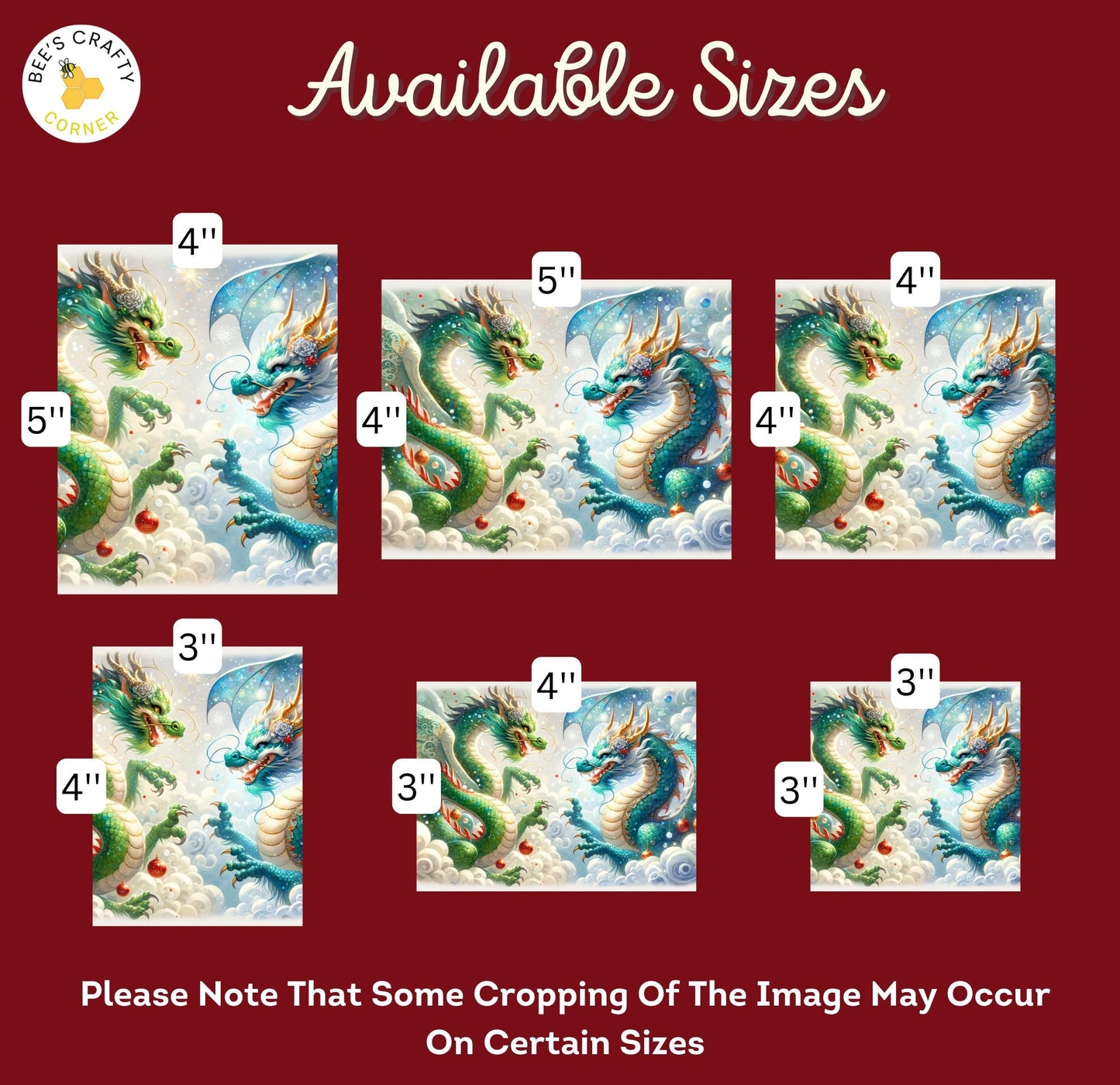 RELEASE PAPER | Year of the Dragon - Theme Pack Reusable Diamond Painting Release Paper