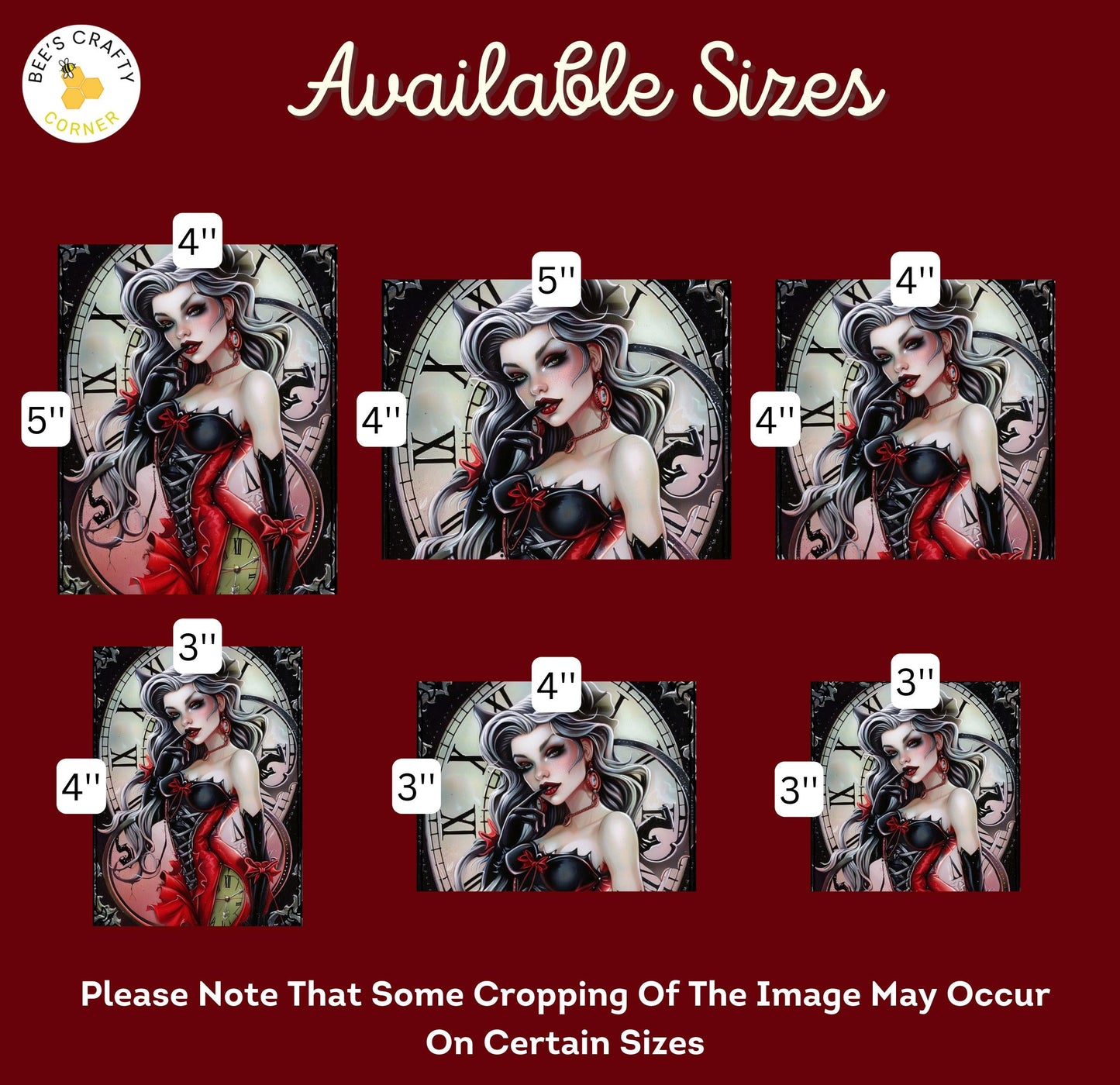 RELEASE PAPER | Vampire Girls - Theme Pack Reusable Diamond Painting Release Paper