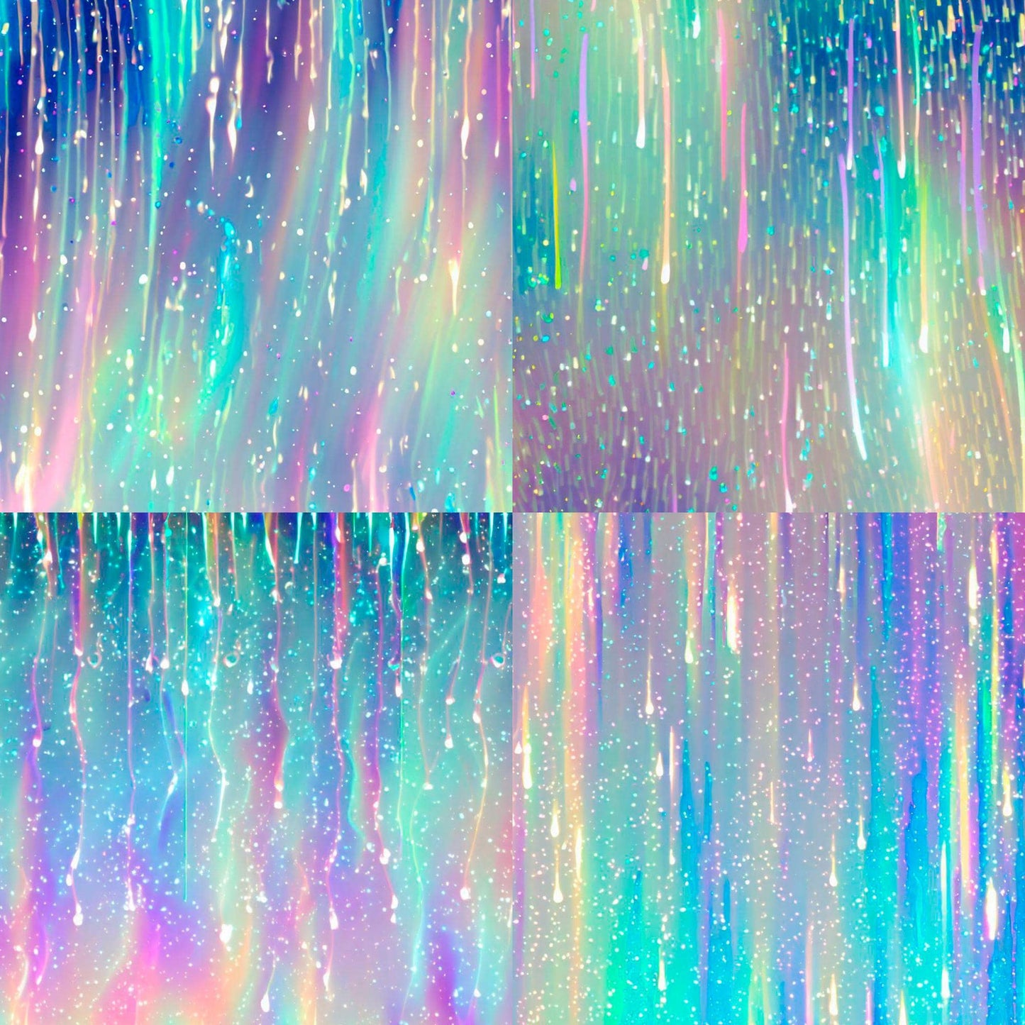 RELEASE PAPER | Electric Rain - Theme Pack Reusable Diamond Painting Release Paper