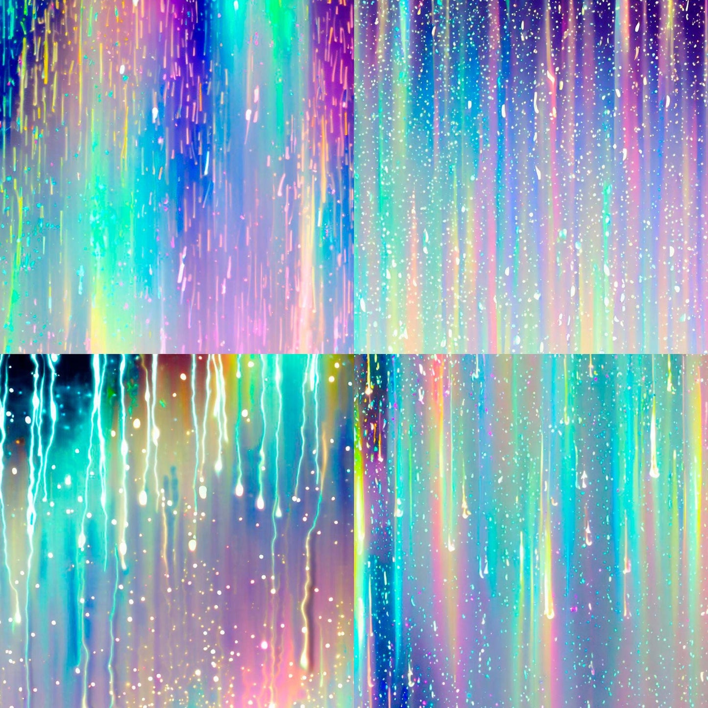 RELEASE PAPER | Electric Rain - Theme Pack Reusable Diamond Painting Release Paper