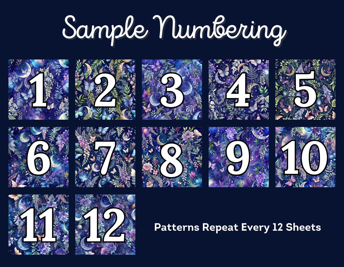 RELEASE PAPER | Celestial Dreamscape - Numbered Diamond Painting Release Paper