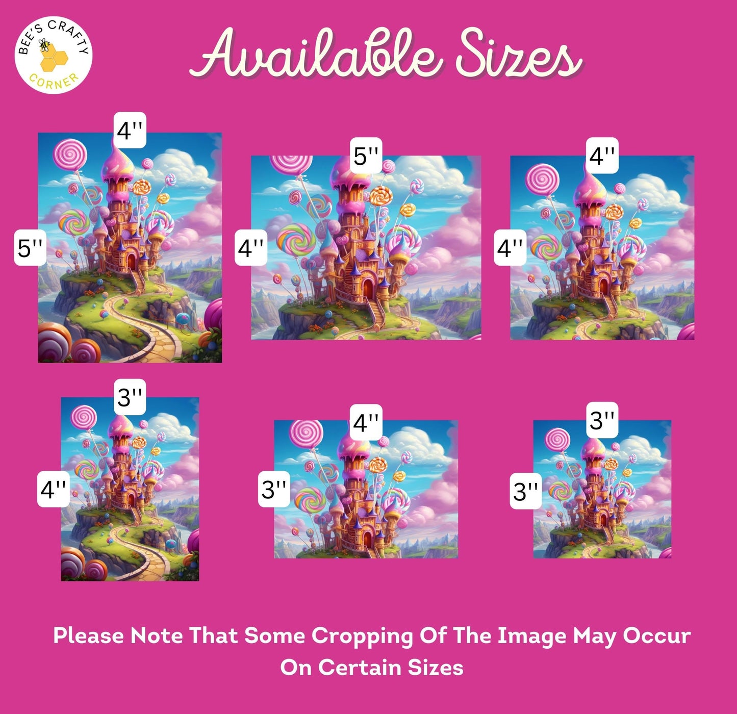 RELEASE PAPER | Candyland - Theme Pack Reusable Diamond Painting Release Paper