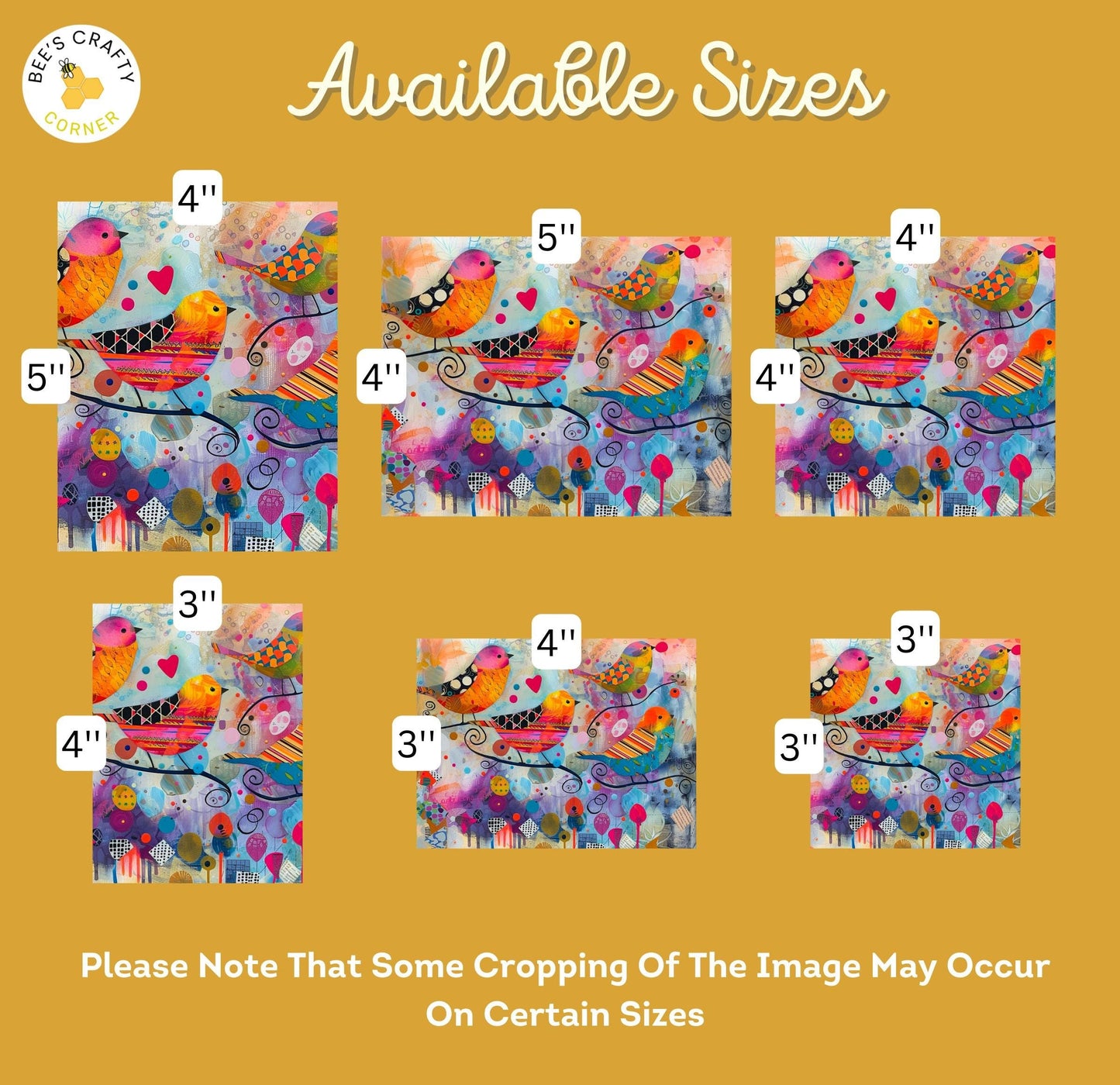 RELEASE PAPER | Colourful Birds - Theme Pack Reusable Diamond Painting Release Paper