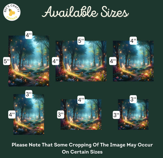 RELEASE PAPER | Enchanted Forest - Theme Pack Reusable Diamond Painting Release Paper