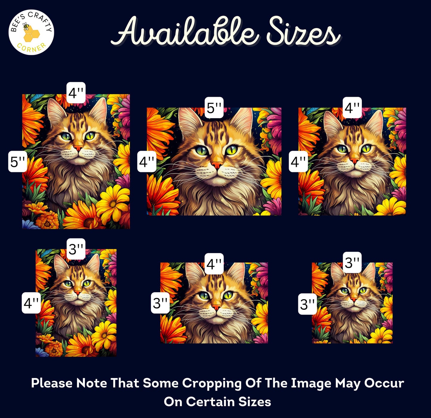 RELEASE PAPER | Flower Cats - Theme Pack Reusable Diamond Painting Release Paper