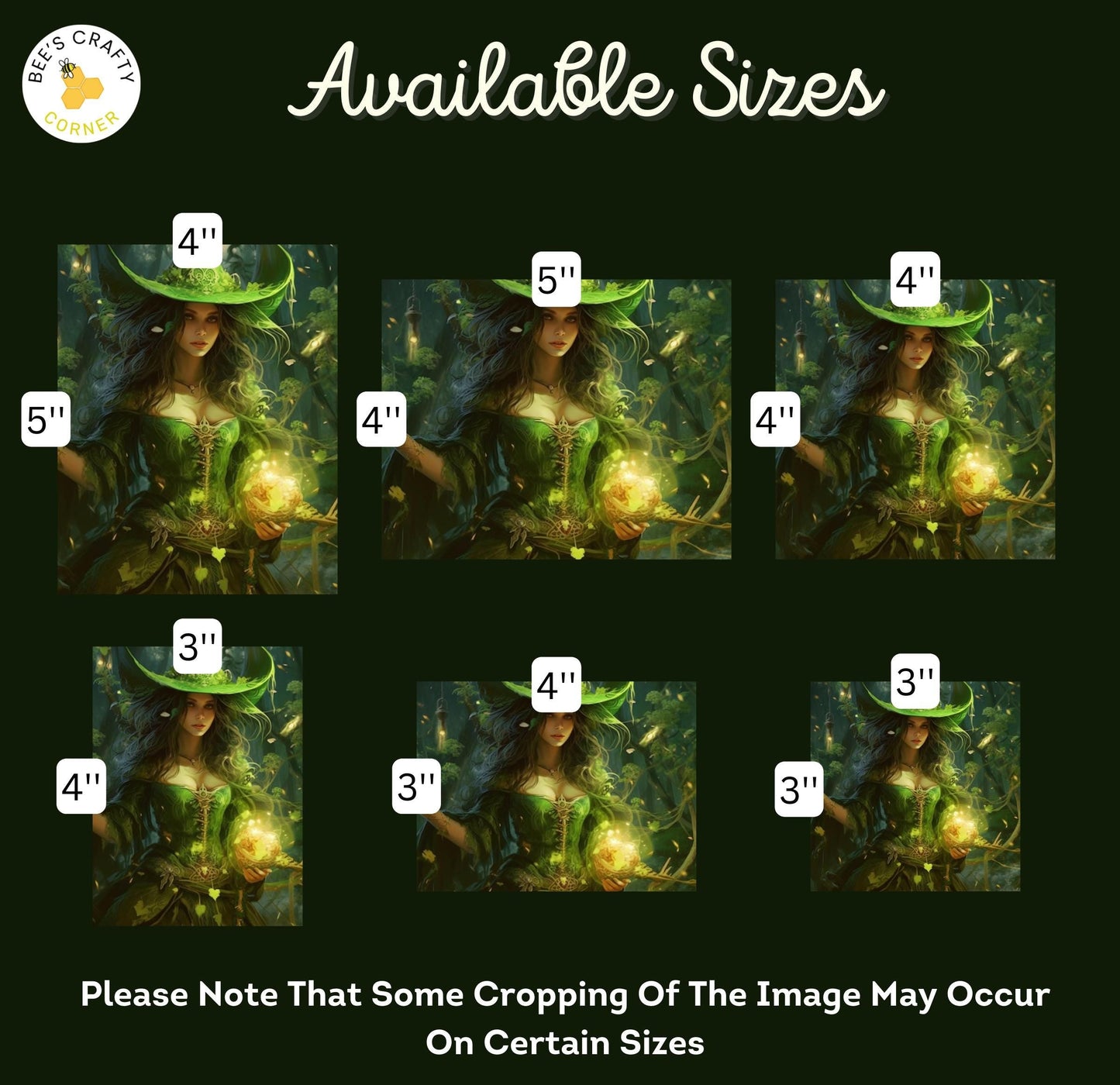 RELEASE PAPER | Forest Witch - Theme Pack Reusable Diamond Painting Release Paper