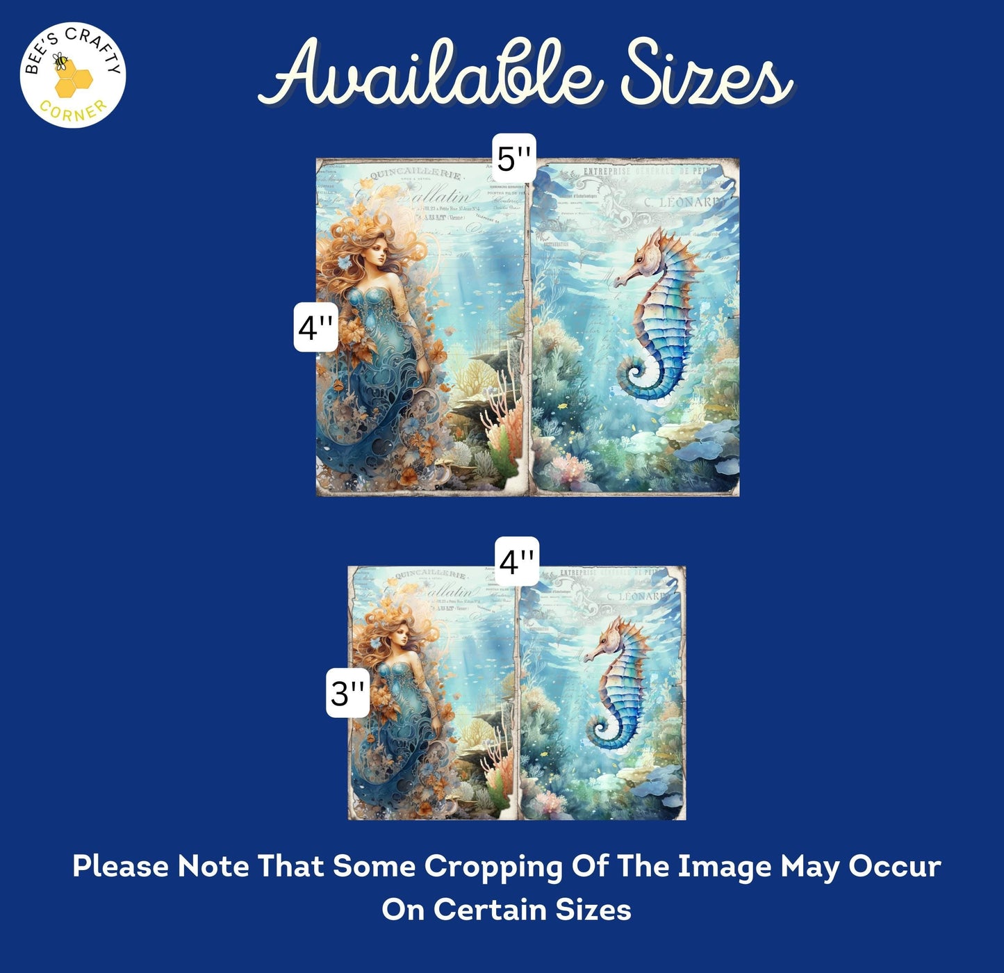 RELEASE PAPER | Mermaid Kingdom - Theme Pack Reusable Diamond Painting Release Paper