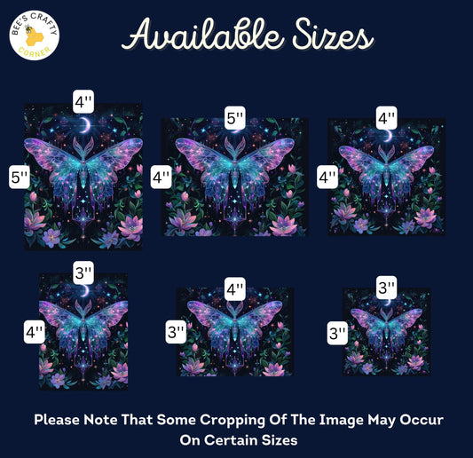 RELEASE PAPER | Moth Crystals - Theme Pack Reusable Diamond Painting Release Paper