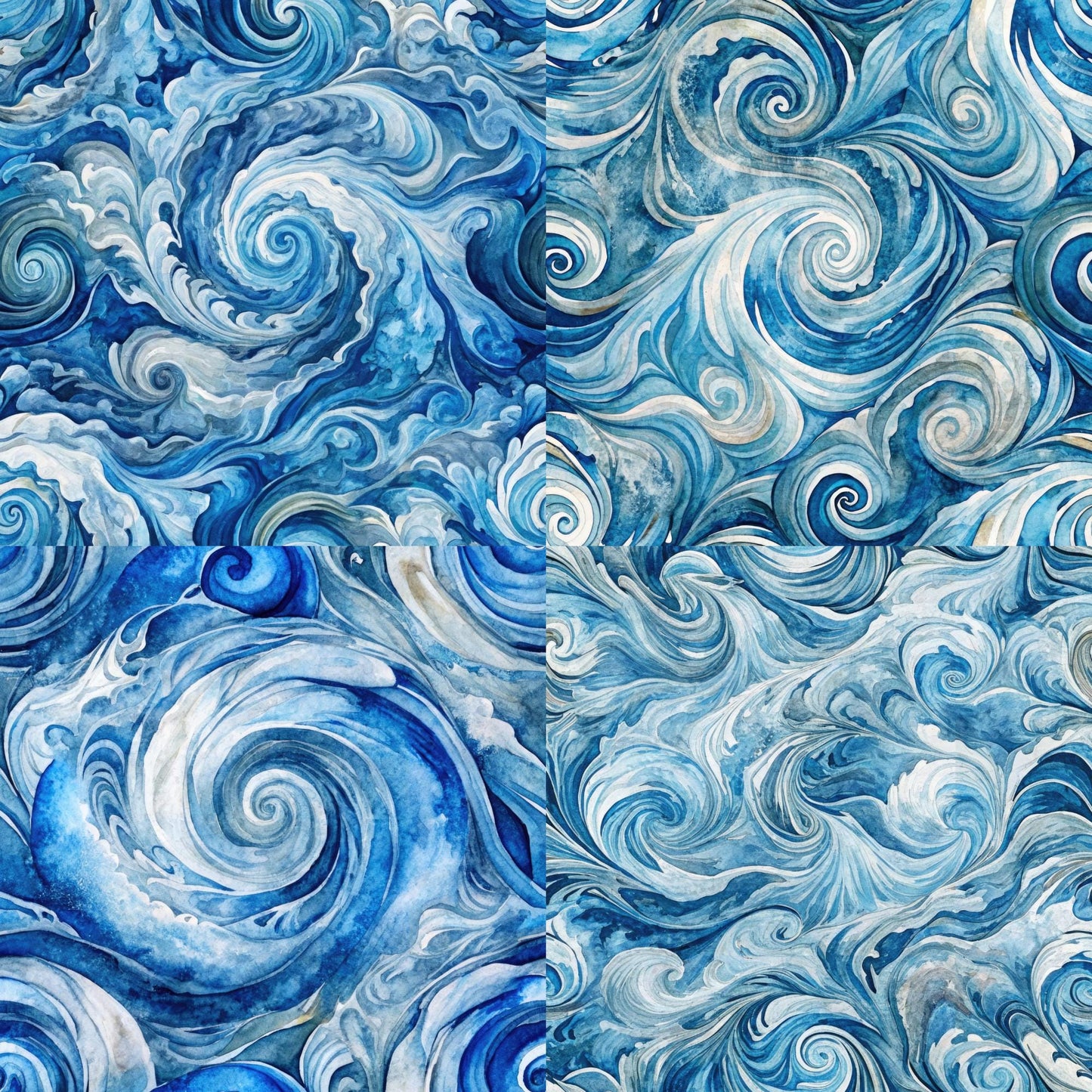 RELEASE PAPER | Ocean Swirls - Theme Pack Reusable Diamond Painting Release Paper