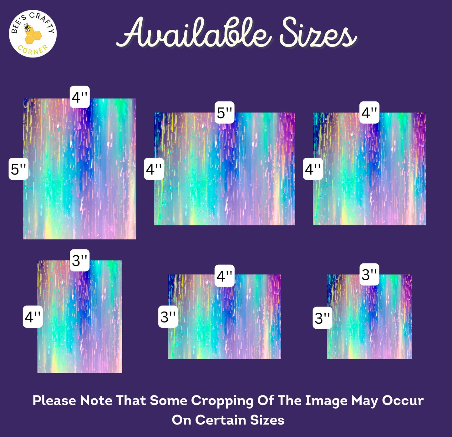 RELEASE PAPER | Electric Rain - Theme Pack Reusable Diamond Painting Release Paper