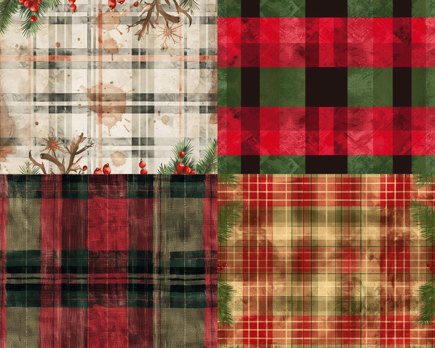 RELEASE PAPER | Christmas Flannel - Theme Pack Reusable Diamond Painting Release Paper