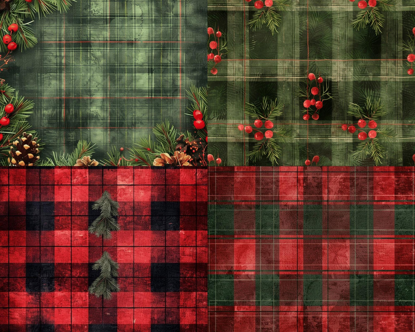 RELEASE PAPER | Christmas Flannel - Theme Pack Reusable Diamond Painting Release Paper