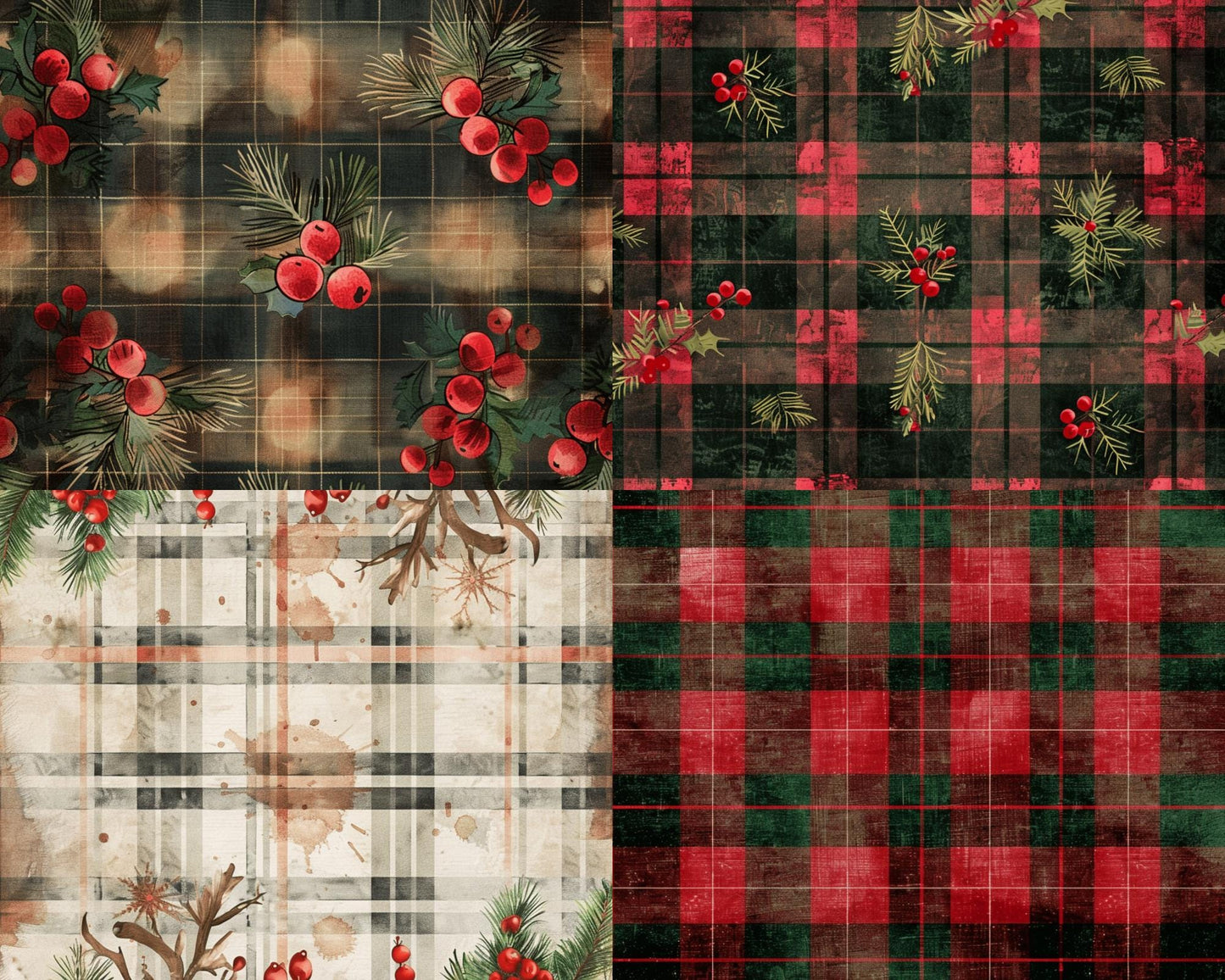 RELEASE PAPER | Christmas Flannel - Theme Pack Reusable Diamond Painting Release Paper