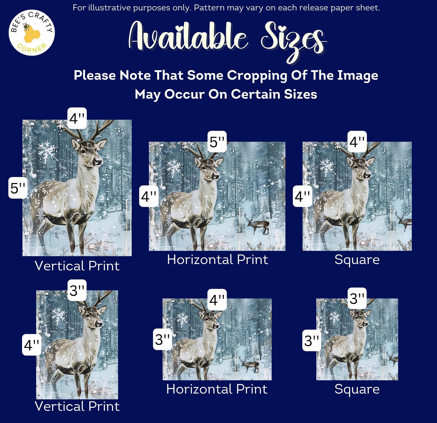 RELEASE PAPER | Frosty Winter - Theme Pack Reusable Diamond Painting Release Paper