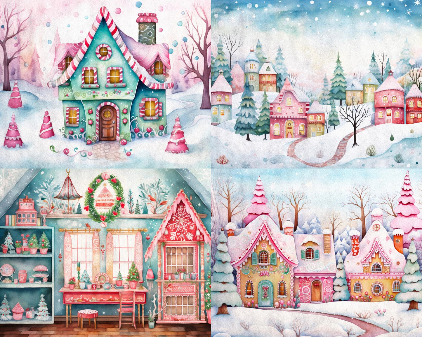 RELEASE PAPER | Whimsical Christmas - Theme Pack Reusable Diamond Painting Release Paper