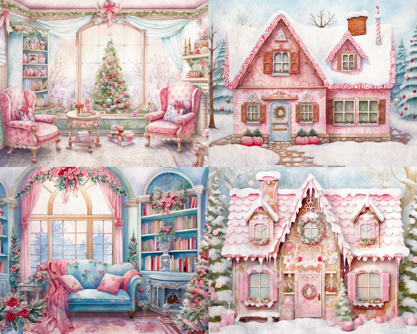 RELEASE PAPER | Whimsical Christmas - Theme Pack Reusable Diamond Painting Release Paper