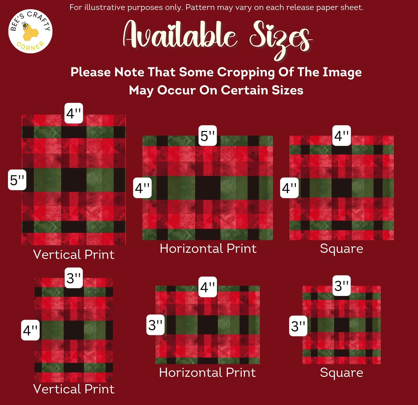 RELEASE PAPER | Christmas Flannel - Theme Pack Reusable Diamond Painting Release Paper