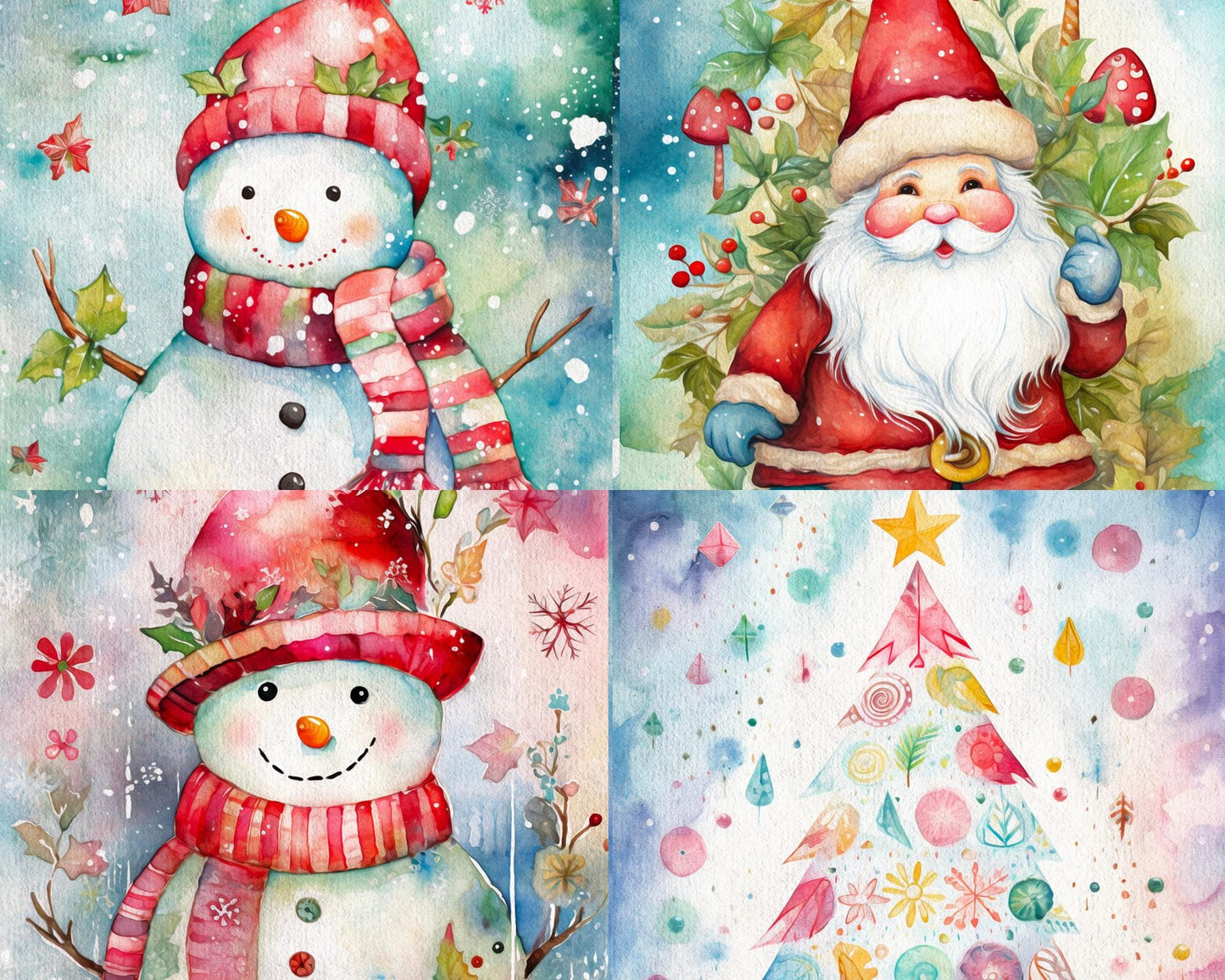 RELEASE PAPER | Whimsical Christmas - Theme Pack Reusable Diamond Painting Release Paper