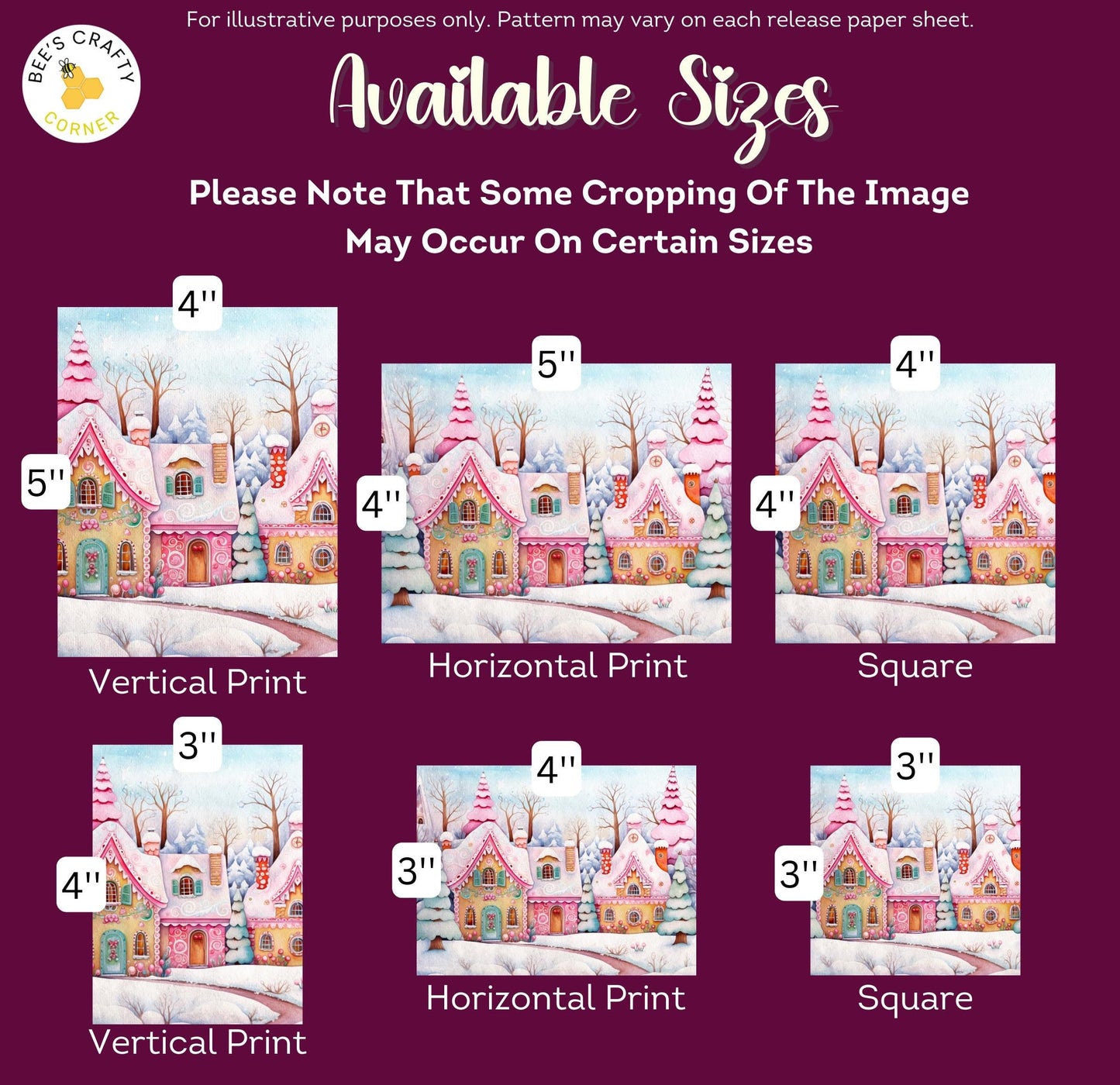 RELEASE PAPER | Whimsical Christmas - Theme Pack Reusable Diamond Painting Release Paper
