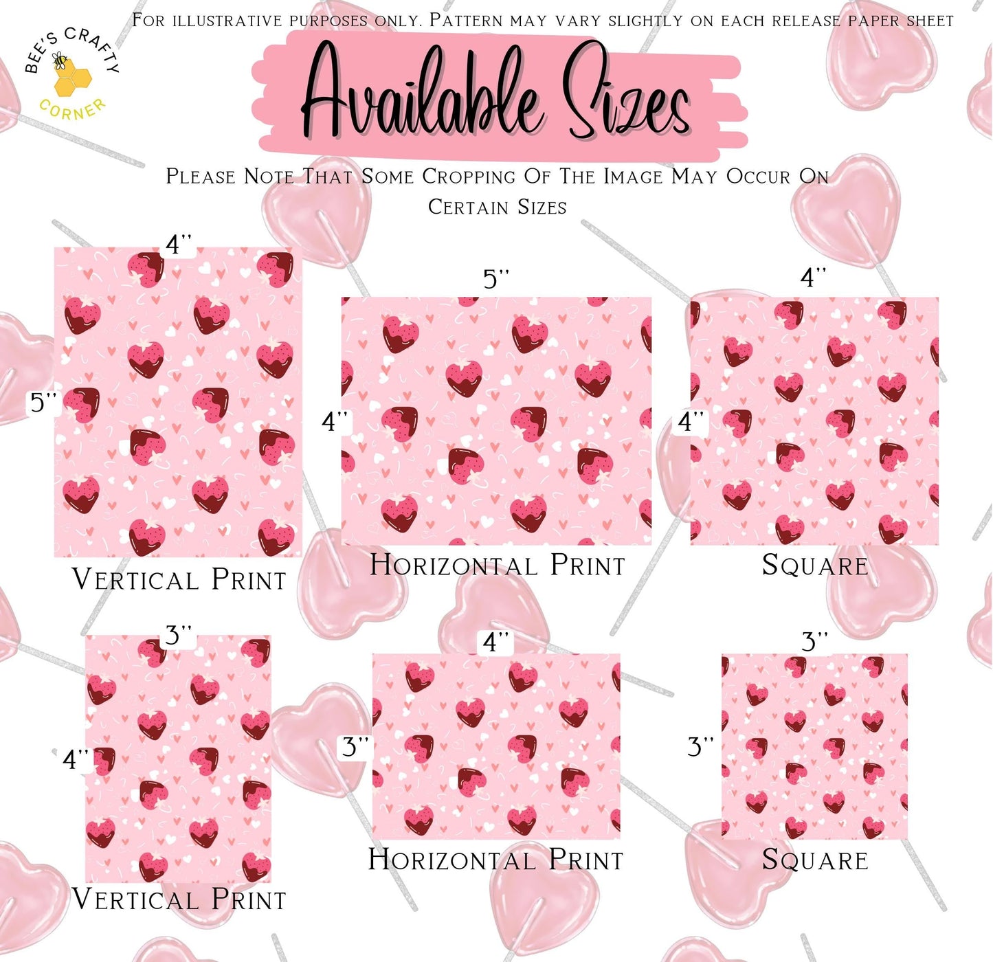 RELEASE PAPER | Valentine's Day - Theme Pack Reusable Diamond Painting Release Paper