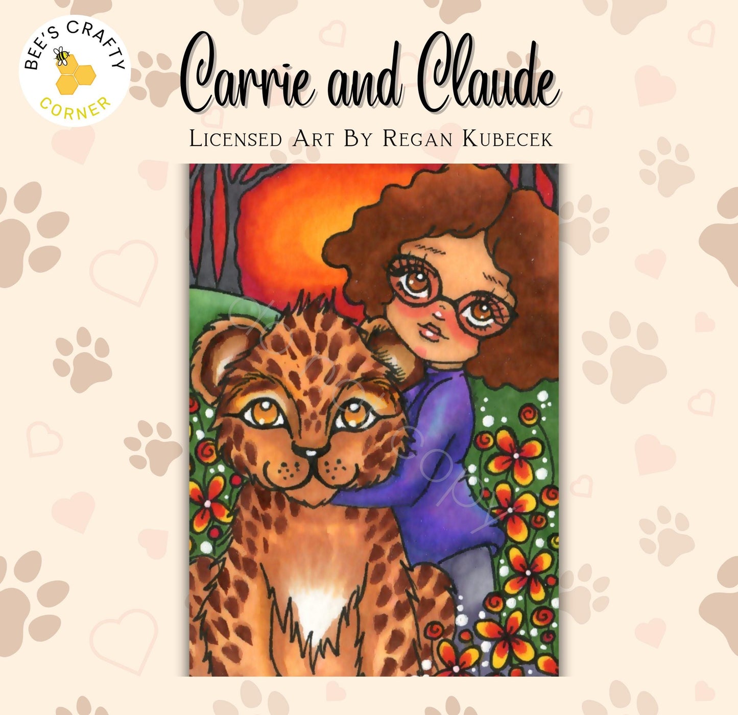 RELEASE PAPER | Carrie and Claude by Regan Kubecek - Licensed Release Papers
