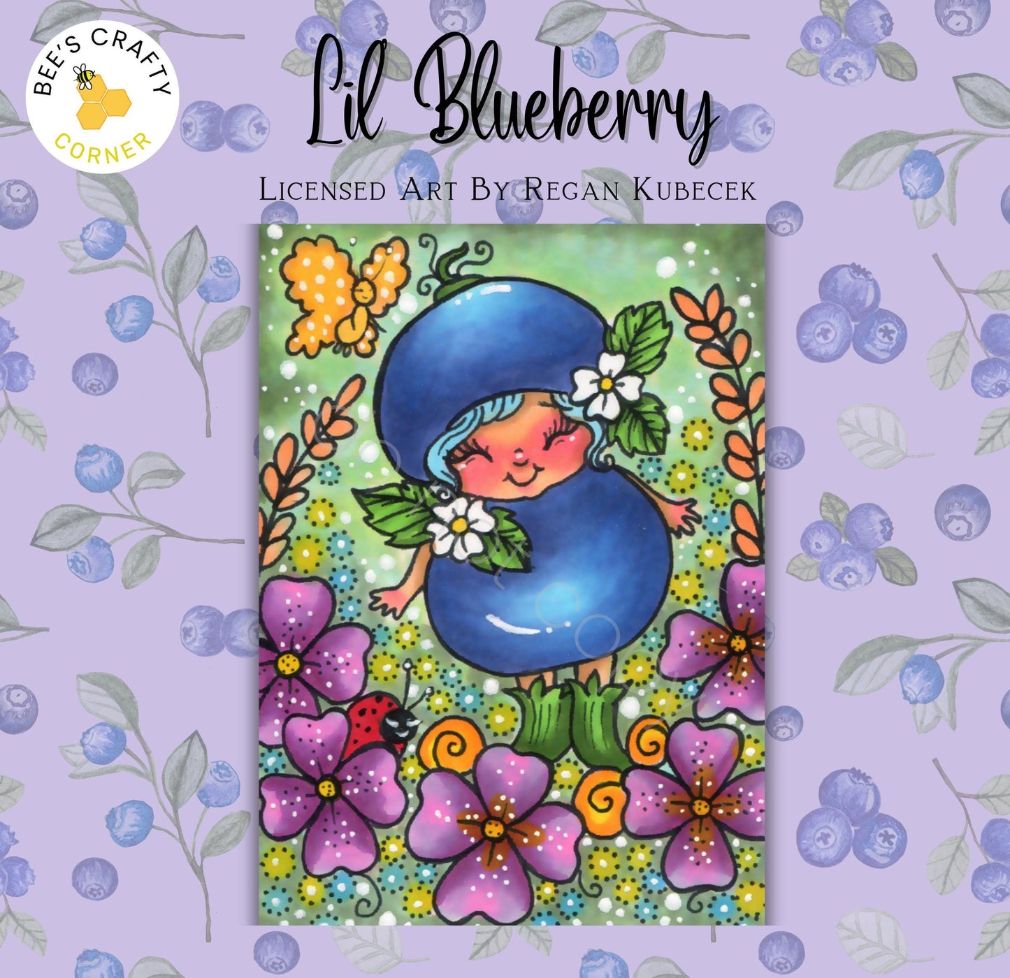 RELEASE PAPER | Lil Blueberry by Regan Kubecek - Licensed Release Papers