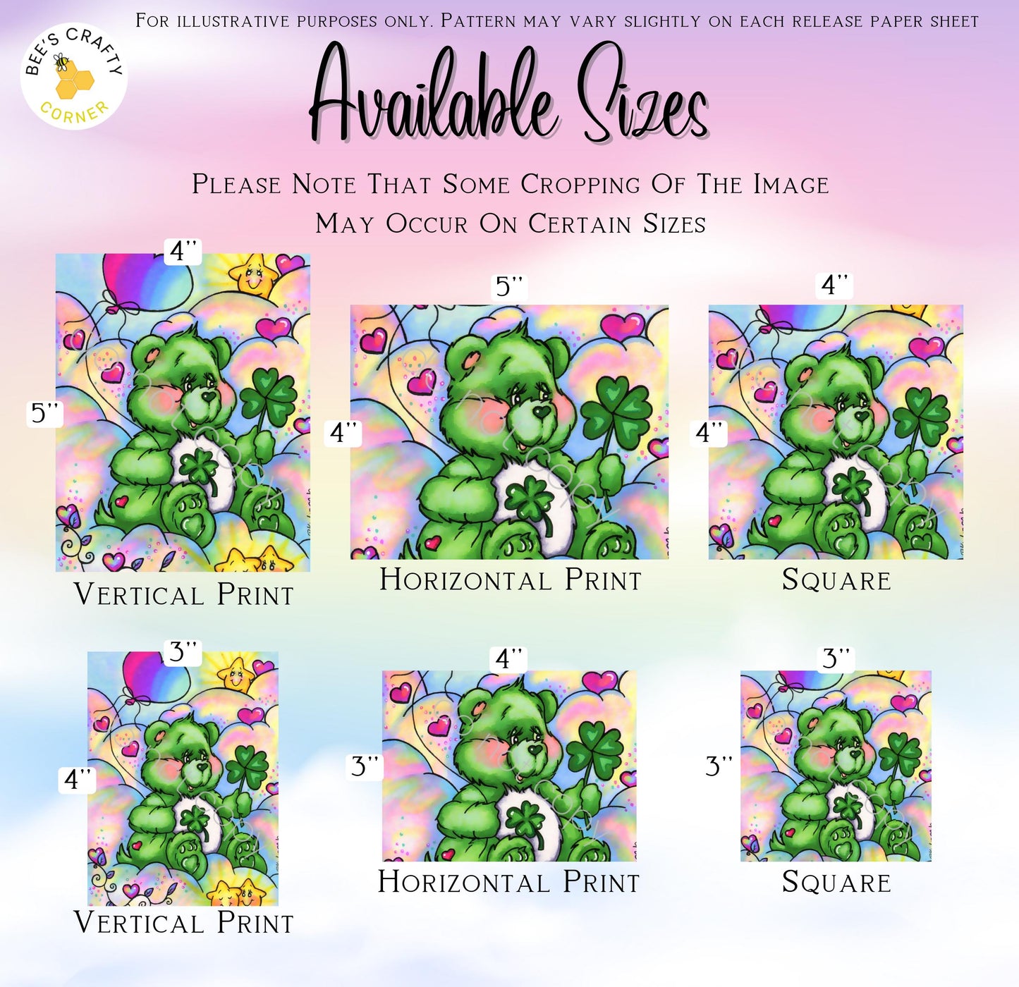 RELEASE PAPER | Good Luck Bear by Regan Kubecek - Licensed Release Papers