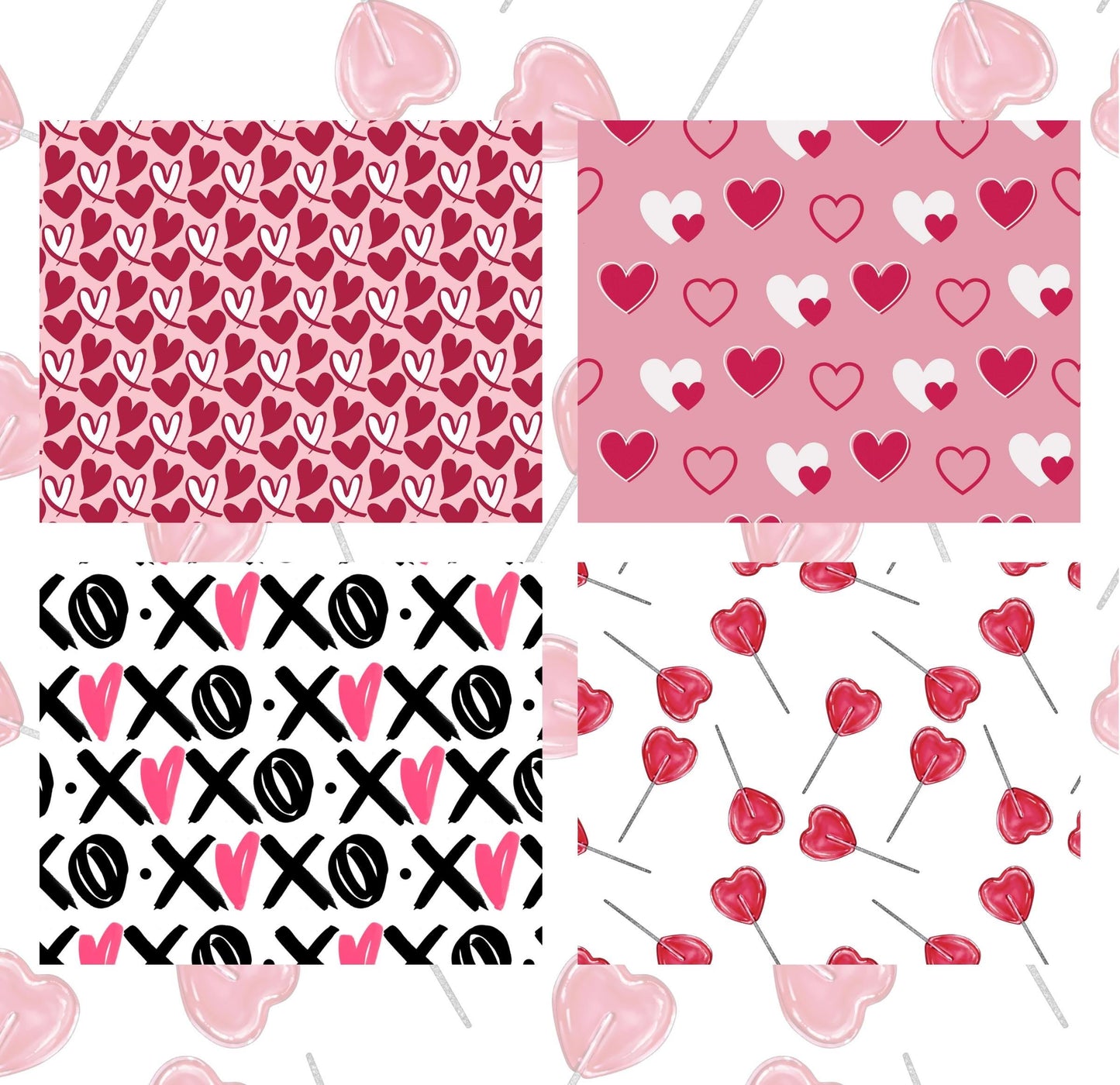 RELEASE PAPER | Valentine's Day - Theme Pack Reusable Diamond Painting Release Paper