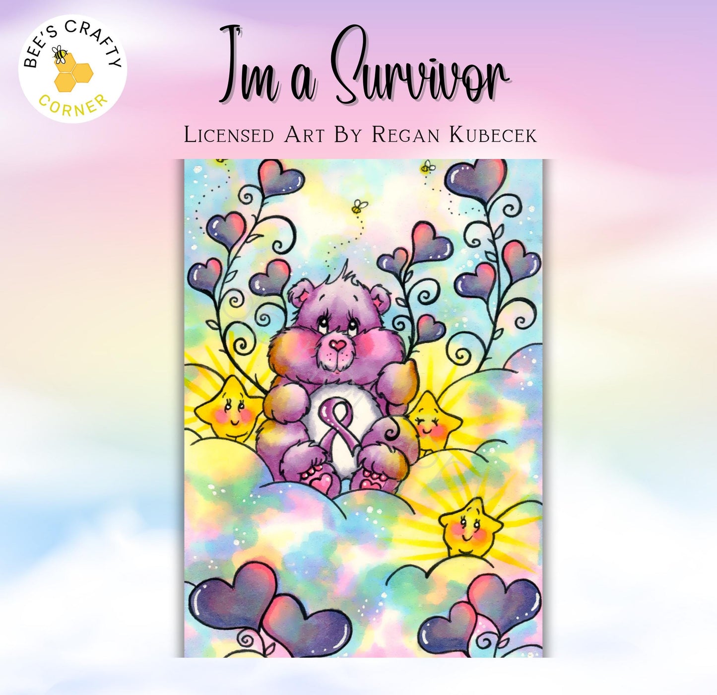 RELEASE PAPER | I'm a Survivor by Regan Kubecek - Licensed Release Papers