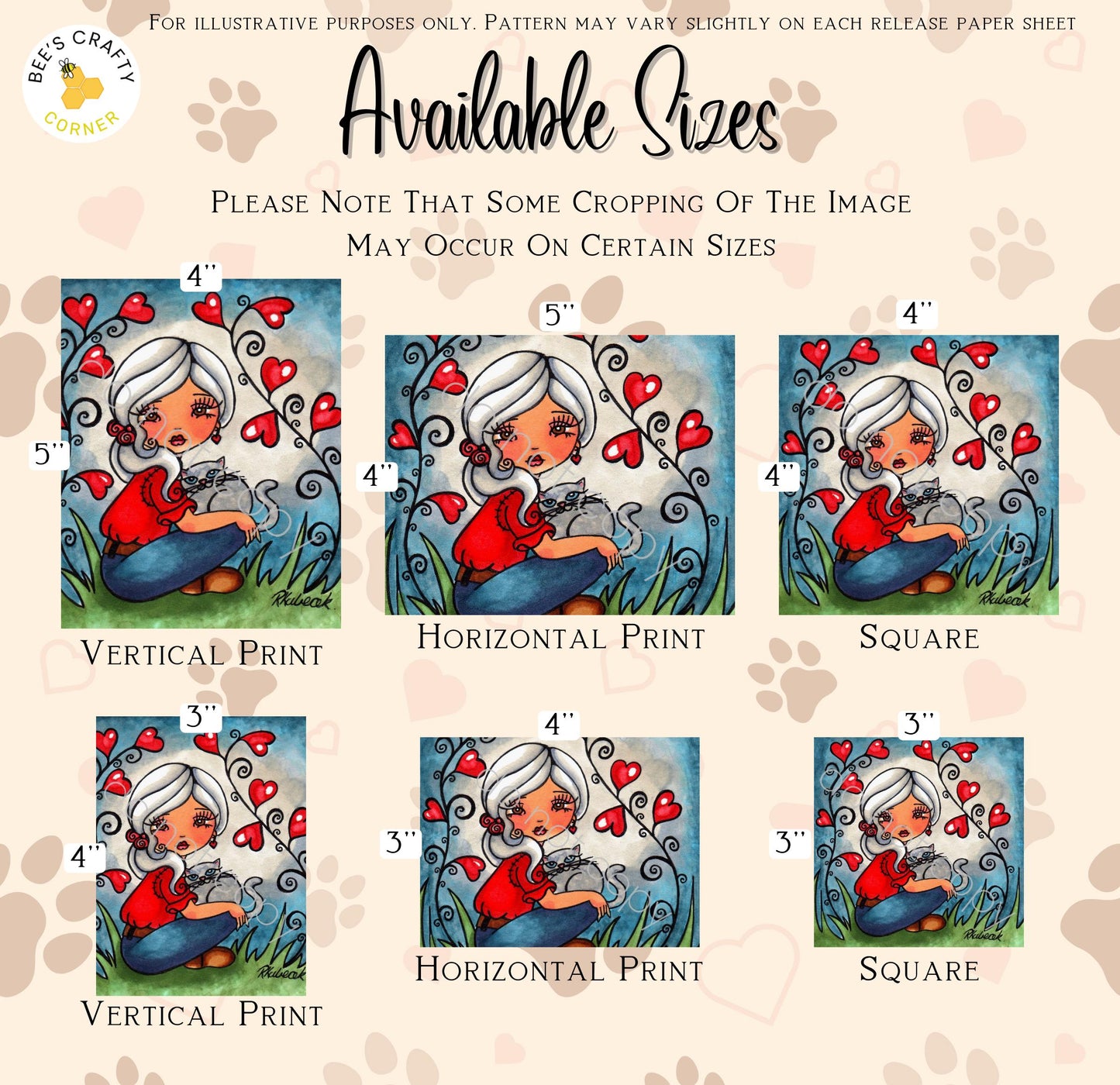 RELEASE PAPER | Hearts and Whiskers by Regan Kubecek - Licensed Release Papers
