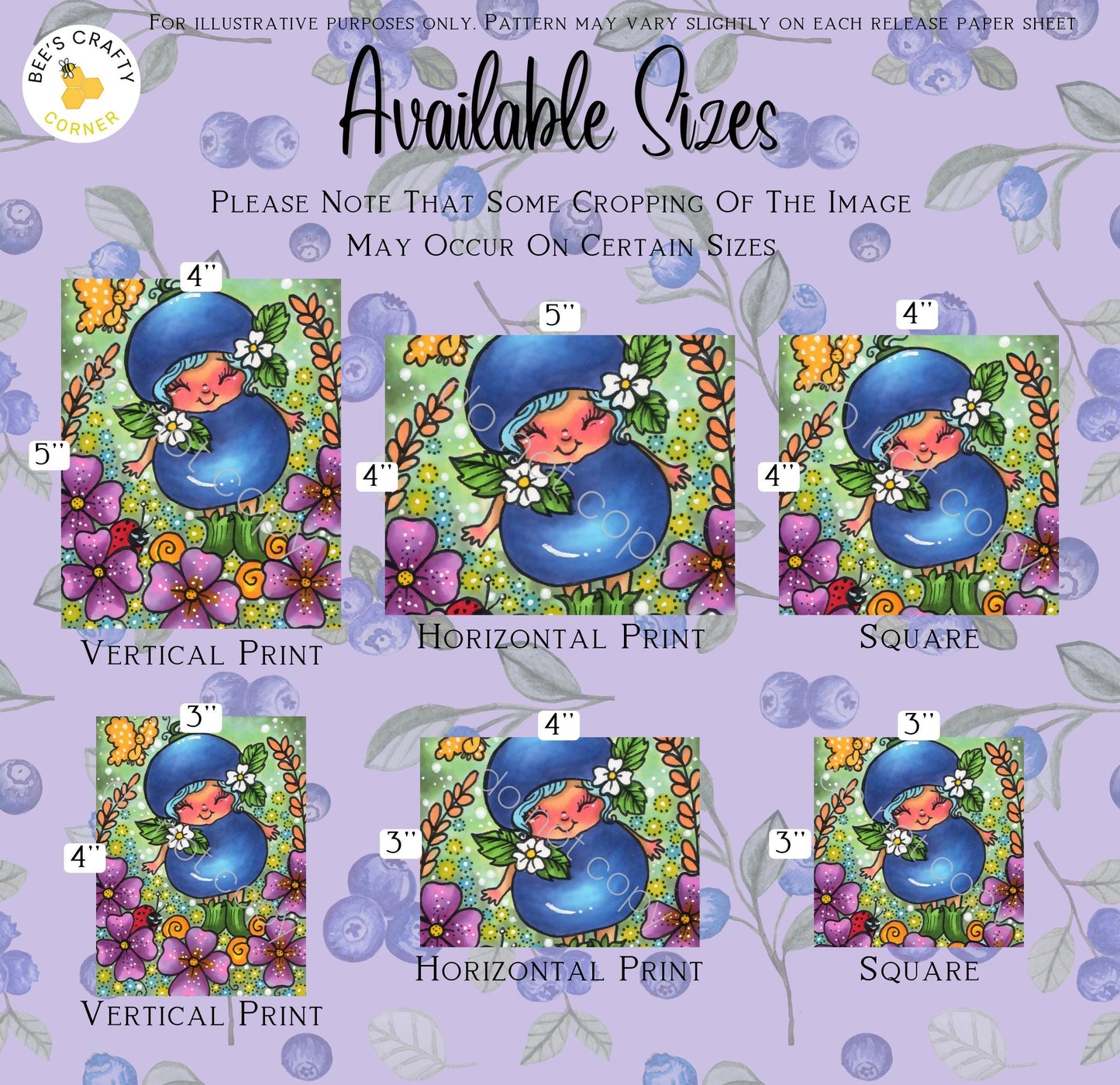 RELEASE PAPER | Lil Blueberry by Regan Kubecek - Licensed Release Papers