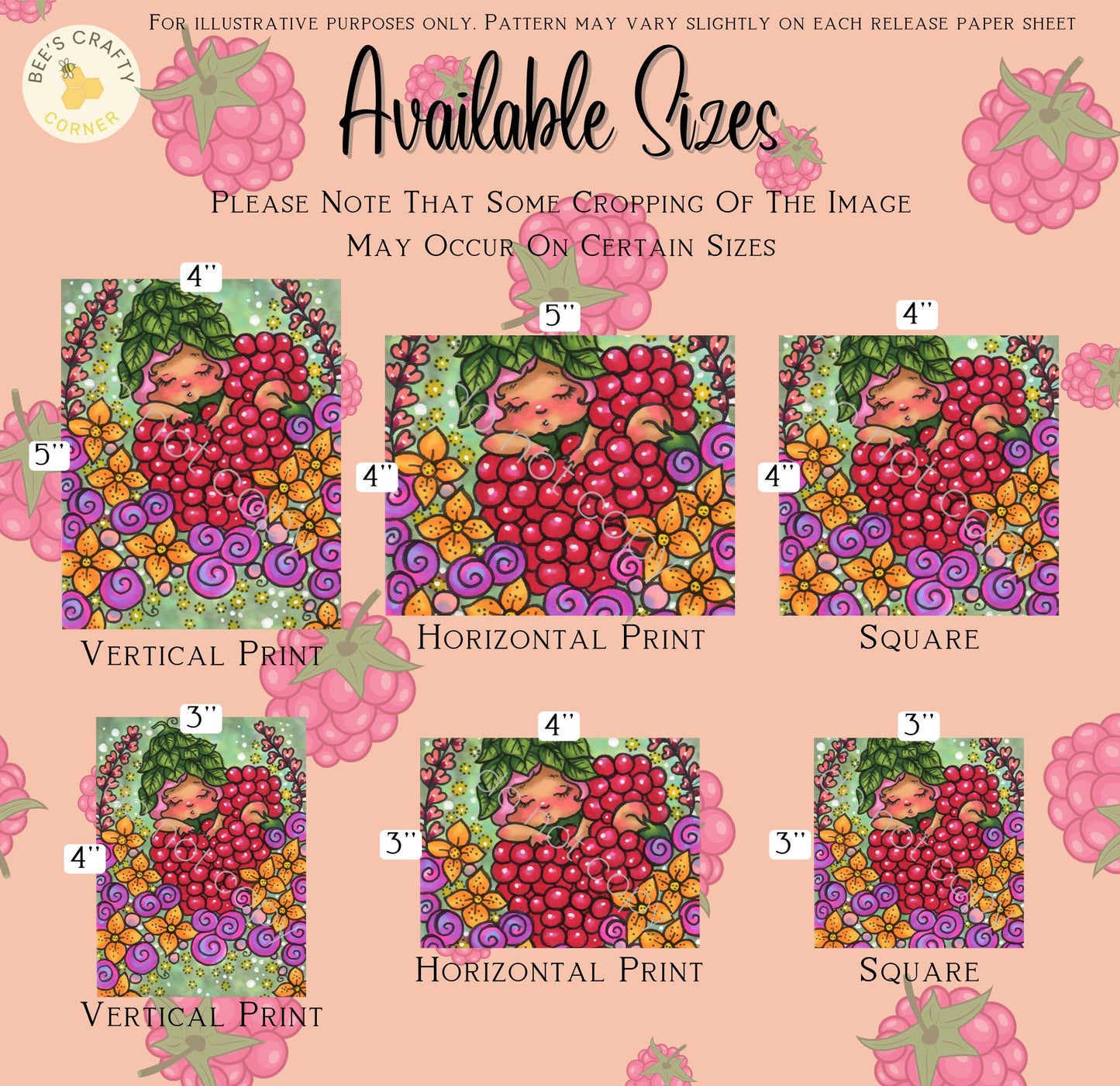 RELEASE PAPER | Lil Raspberry by Regan Kubecek - Licensed Release Papers