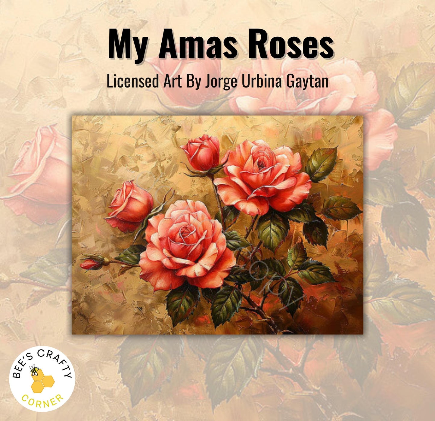 RELEASE PAPER | My Amas Roses by Jorge Urbina - Licensed Release Papers