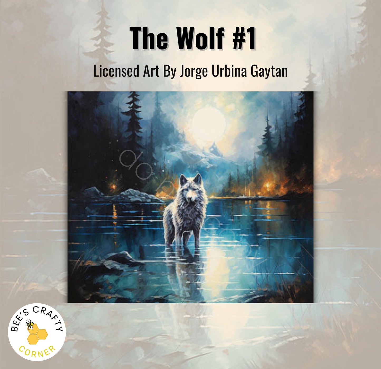 RELEASE PAPER | The Wolf #1 by Jorge Urbina - Licensed Release Papers