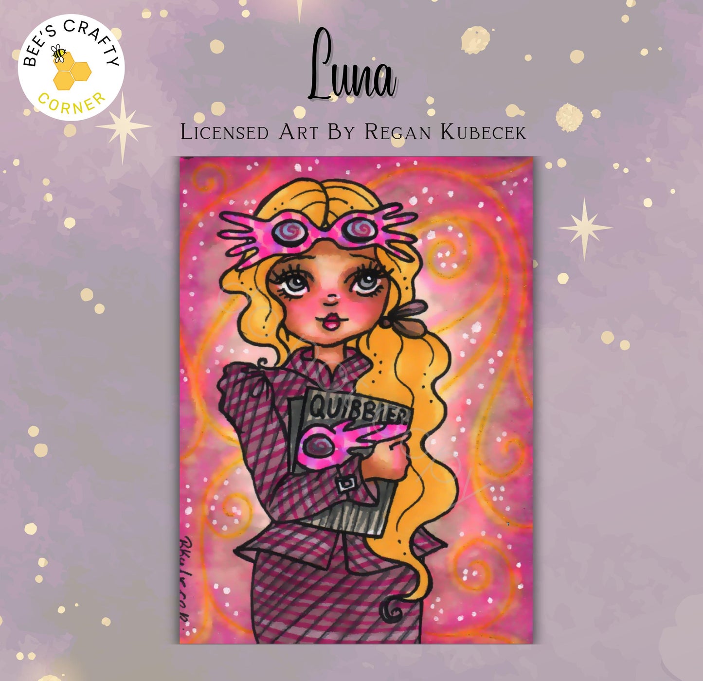RELEASE PAPER | Luna by Regan Kubecek - Licensed Release Papers