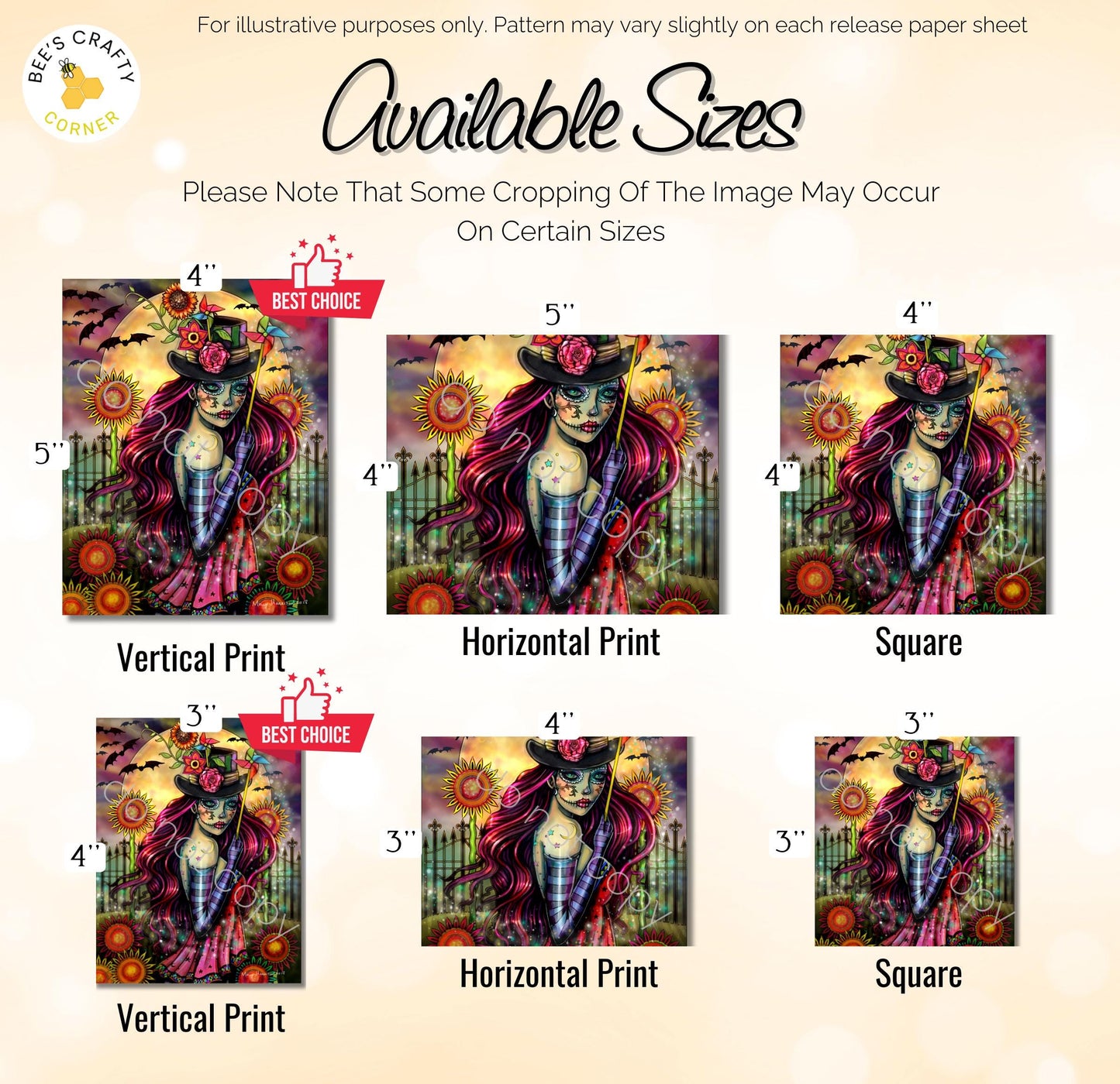 RELEASE PAPER | Sugar Skull Girl by Molly Harrison - Licensed Release Papers