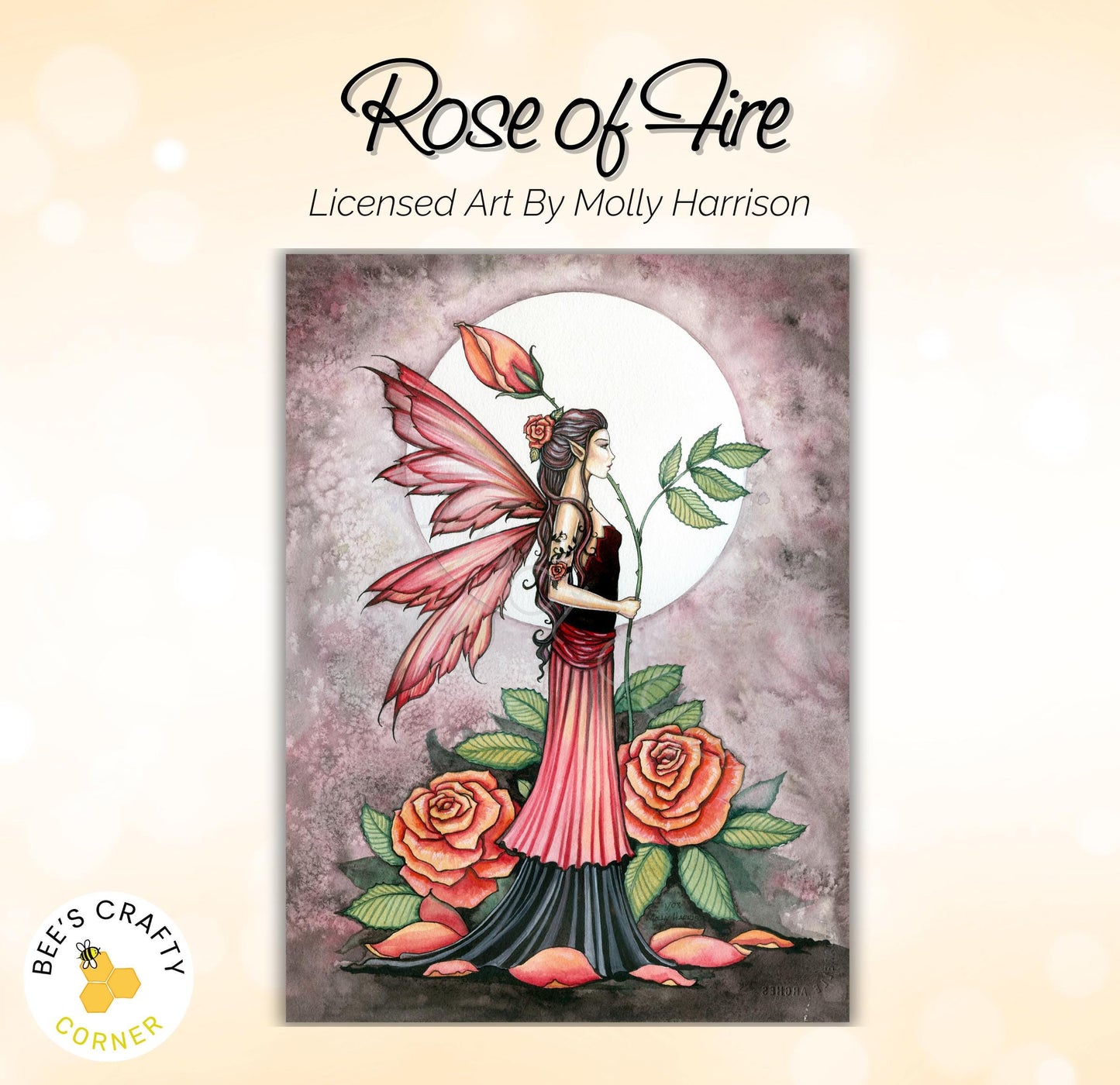 RELEASE PAPER | Rose of Fire by Molly Harrison - Licensed Release Papers