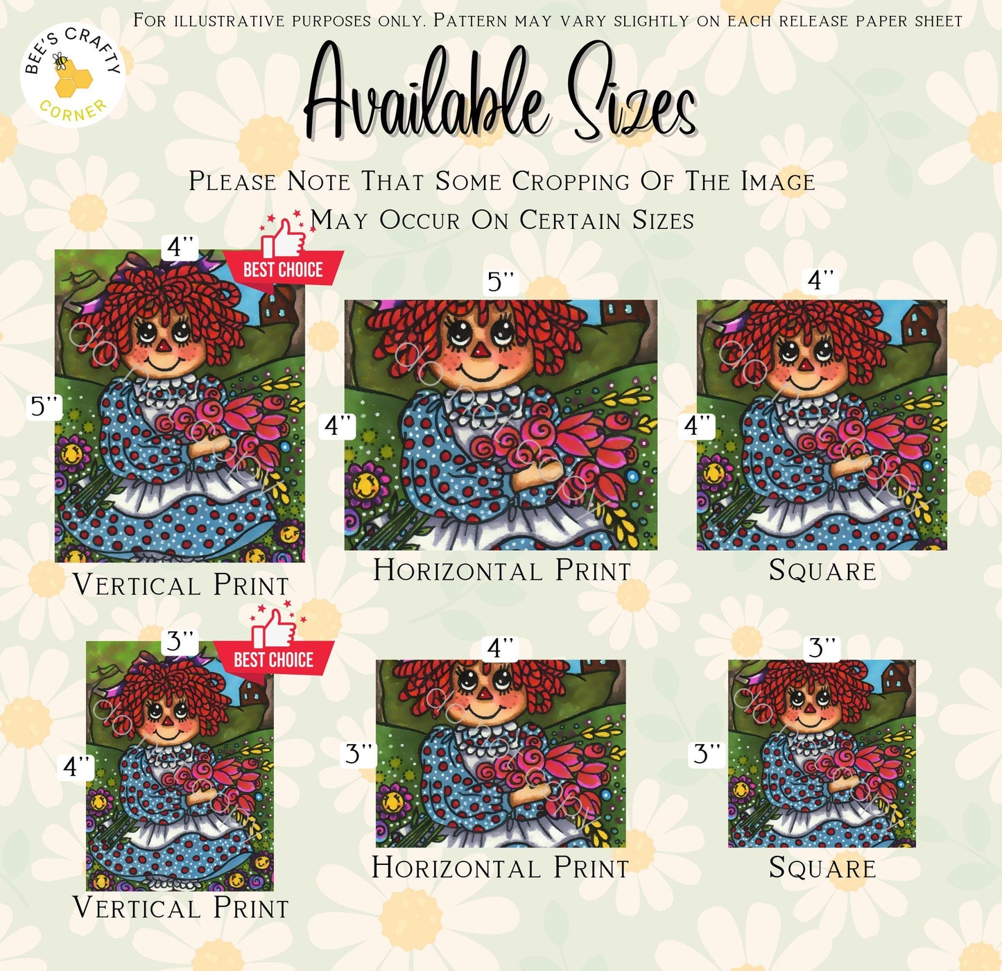 RELEASE PAPER | Raggedy Anne by Regan Kubecek - Licensed Release Papers