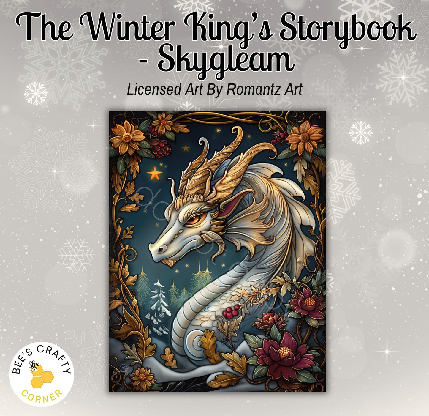 RELEASE PAPER | The Winter King's Storybook - Skygleam - by Romantz Art | Licensed Release Papers