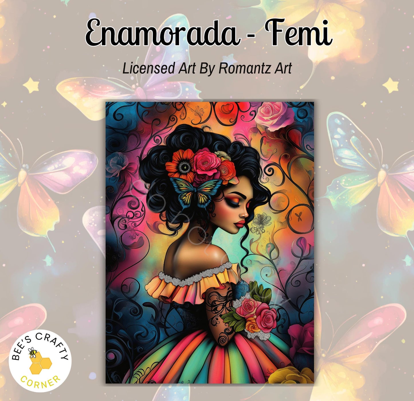 RELEASE PAPER | Enamorada - Femi - by Romantz Art | Licensed Release Papers