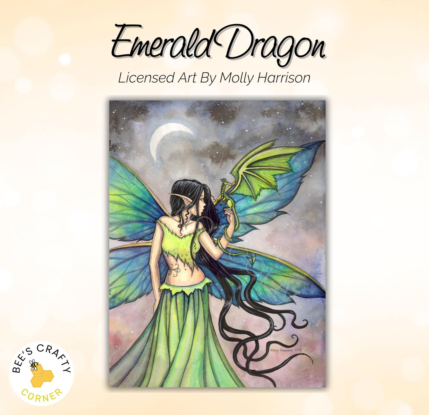 RELEASE PAPER | Emerald Dragon by Molly Harrison - Licensed Release Papers