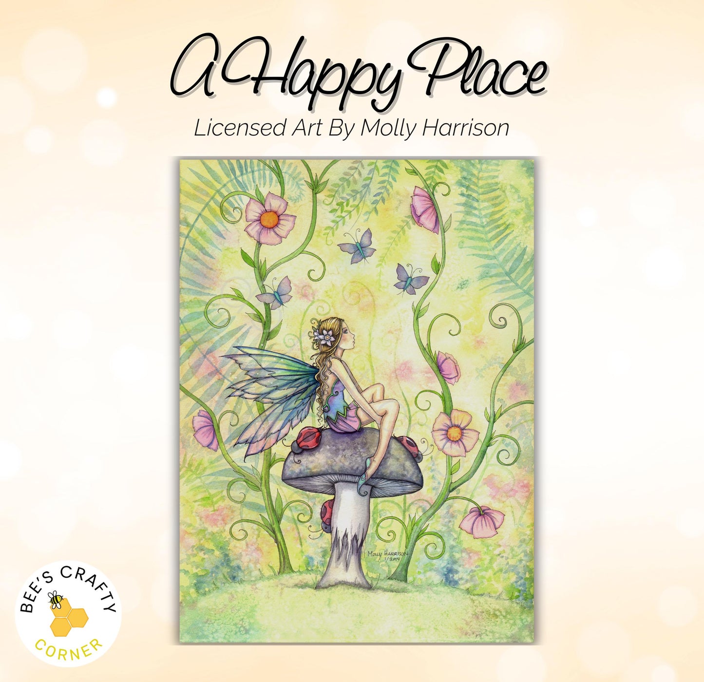 RELEASE PAPER | A Happy Place by Molly Harrison - Licensed Release Papers
