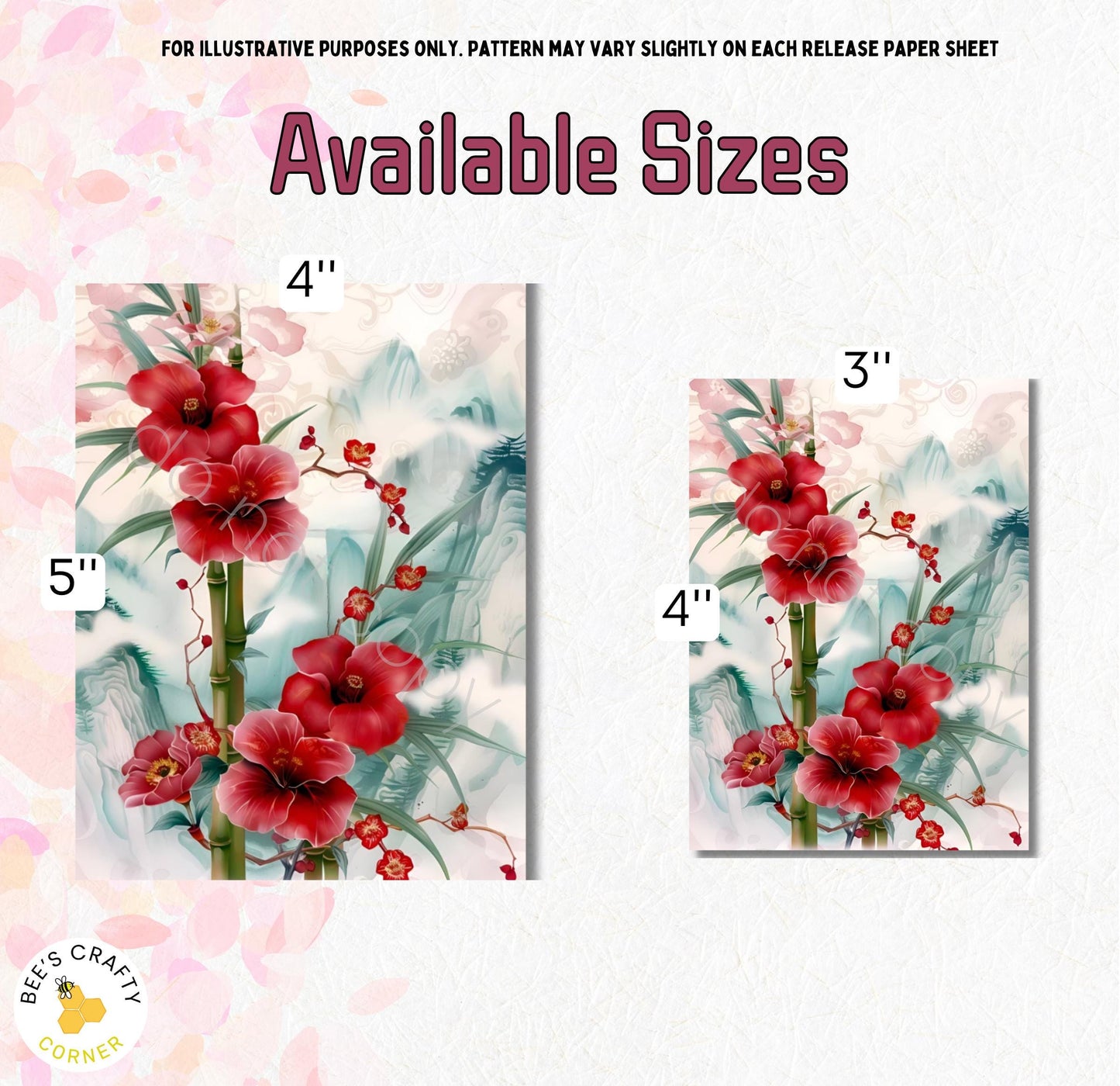 RELEASE PAPER | Fragile Beauty by Stacy Deal - Reusable Diamond Painting Release Paper