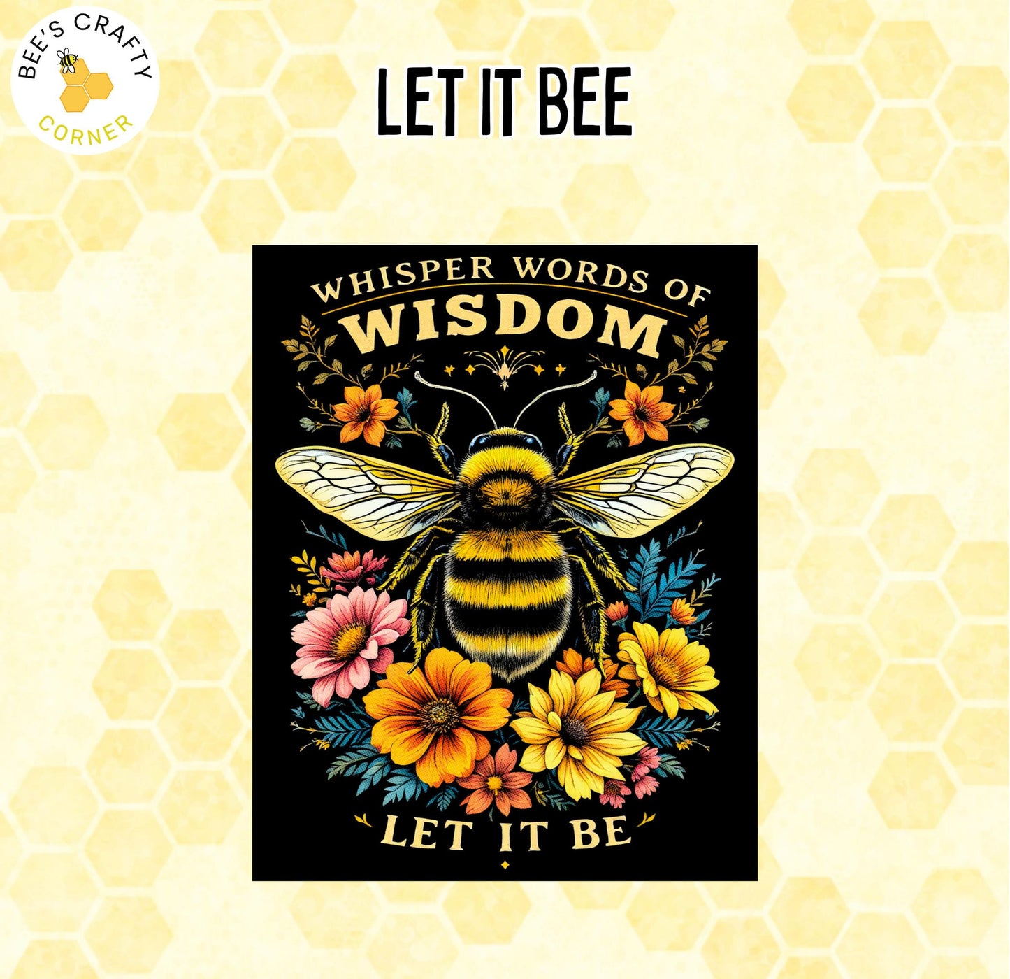 RELEASE PAPER | Let It Bee - Reusable Diamond Painting Release Paper