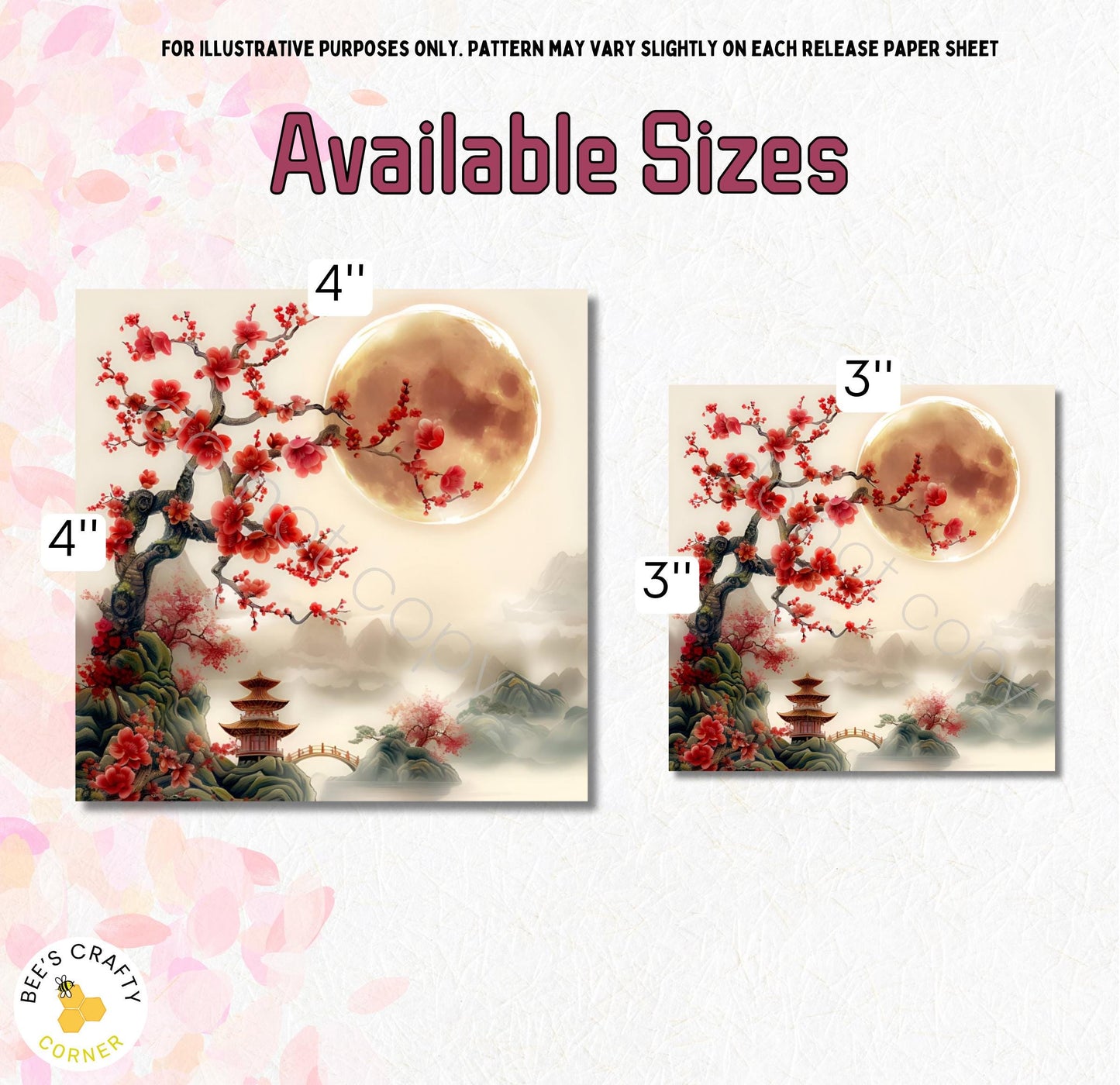 RELEASE PAPER | Where Tranquility Dwells by Stacy Deal - Reusable Diamond Painting Release Paper