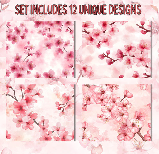 RELEASE PAPER | Summer Sakura - Theme Pack Reusable Diamond Painting Release Paper